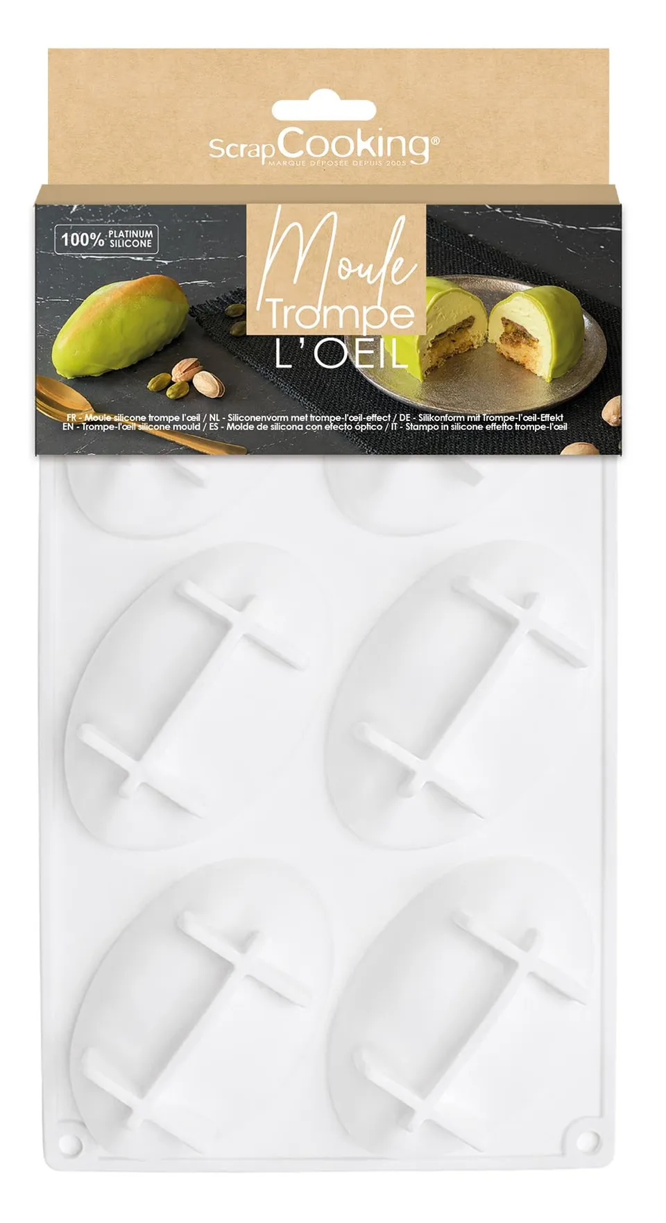 scrapcooking-moules-2882-moule-silicone-pistache-6-empreintes image 1
