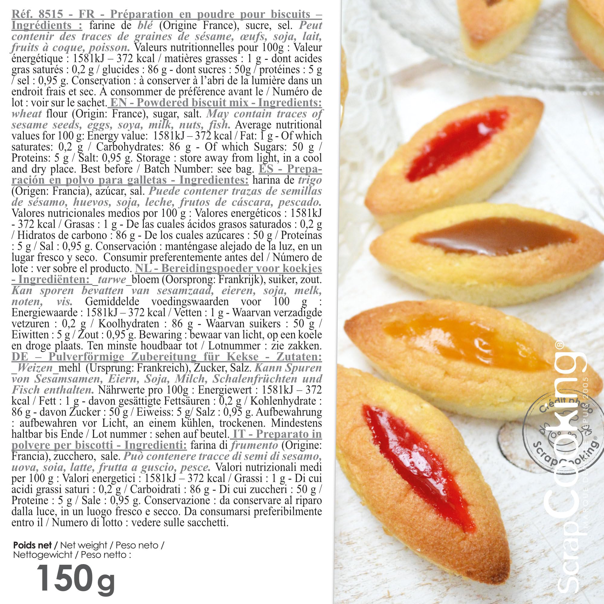 scrapcooking-ingr-dients-8515-pr-paration-barquettes-moelleuses-150-g image 2