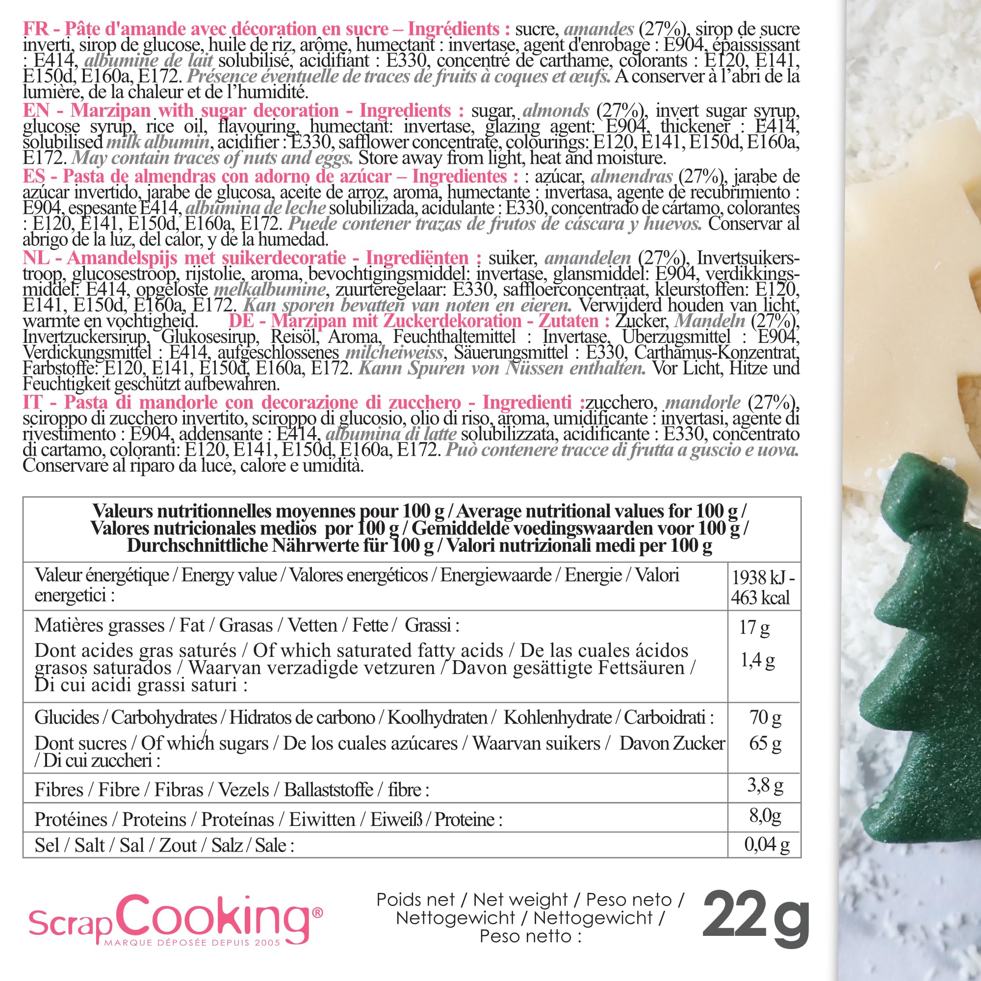 scrapcooking-d-corations-7606-sapins-p-te-amande-bo-te-6 image 5
