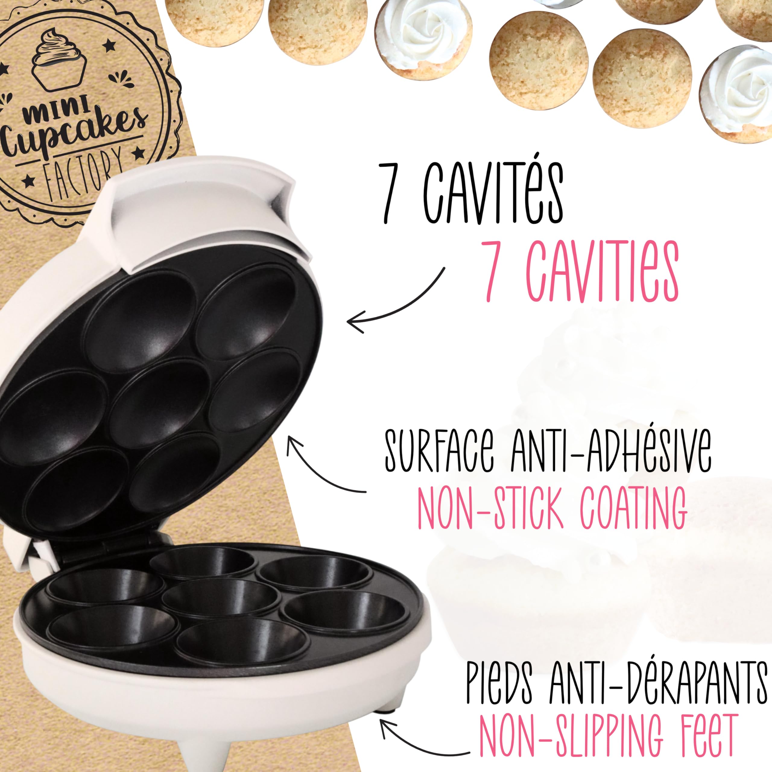 scrapcooking-appareils-mini-cupcakes-factory-3892-machine-blanc image 4