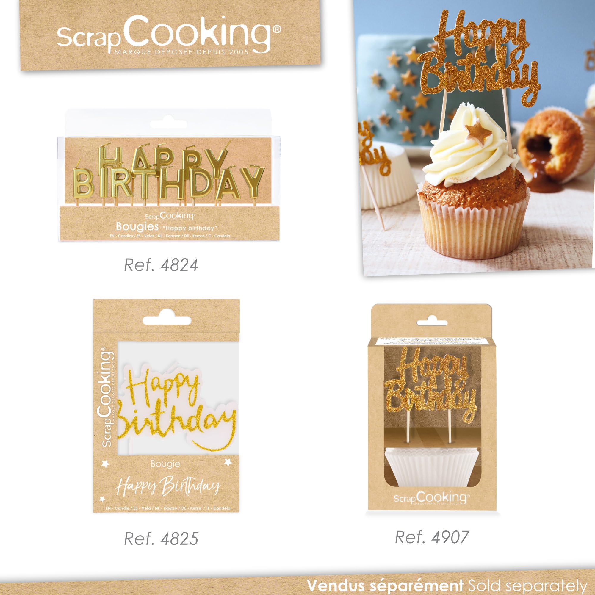 scrapcooking-d-corations-4907-kit-cupcakes-happy-birthday-dor image 7