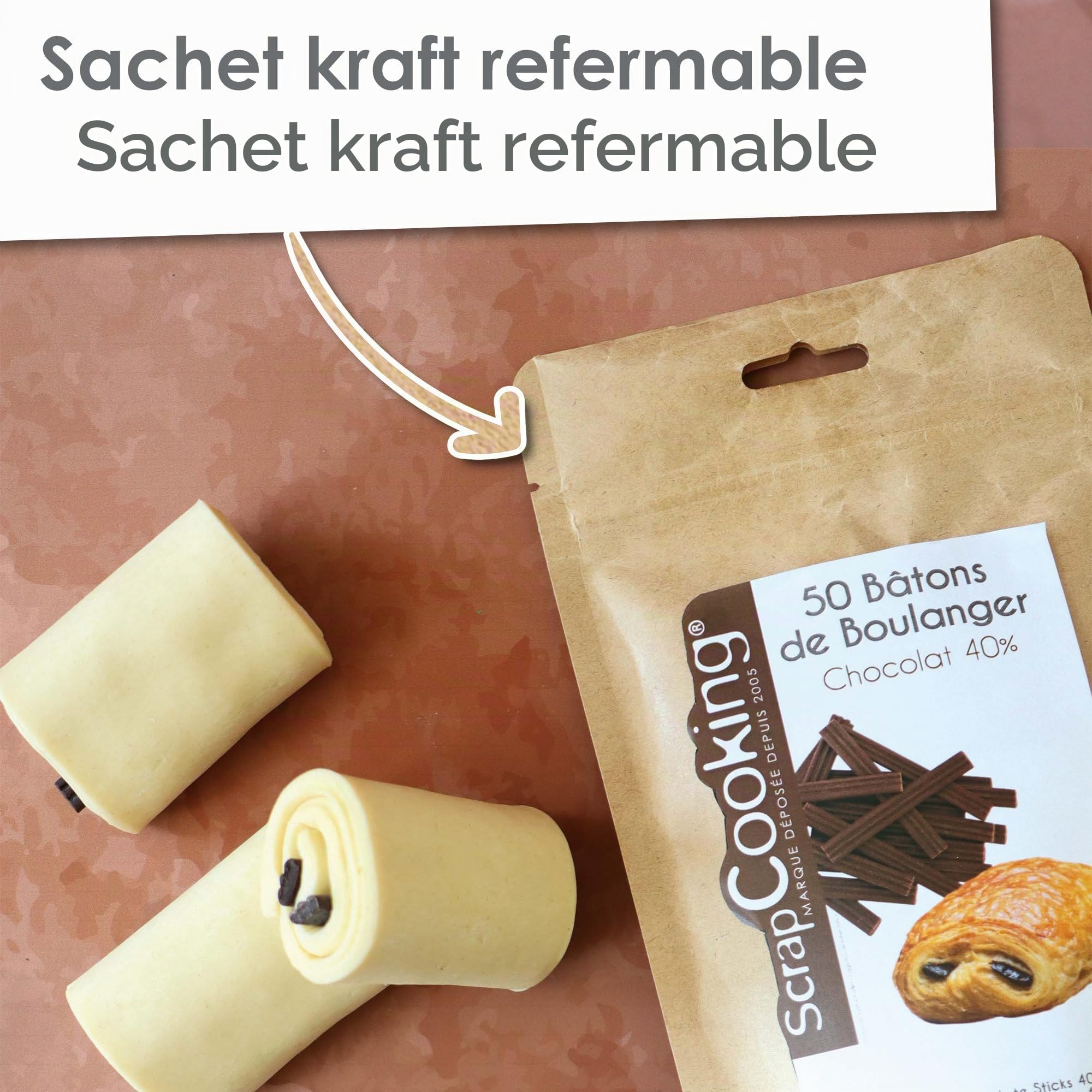 scrapcooking-9607-b-tons-chocolat-noir-8-cm-x50 image 5