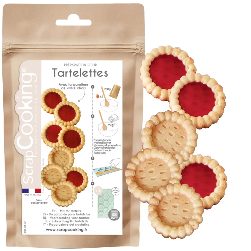 scrapcooking-ingr-dients-tartelettes-280-g-vanille-15-pi-ces image 1
