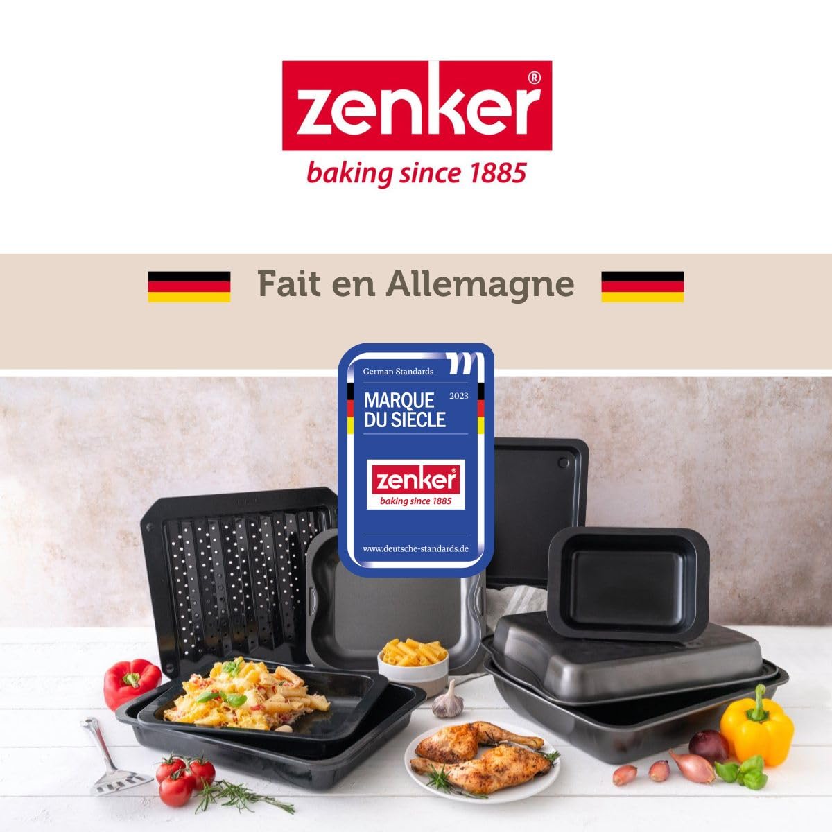 zenker-special-cooking-moule-four-rectangulaire-24-cm-antiadh-sif image 7