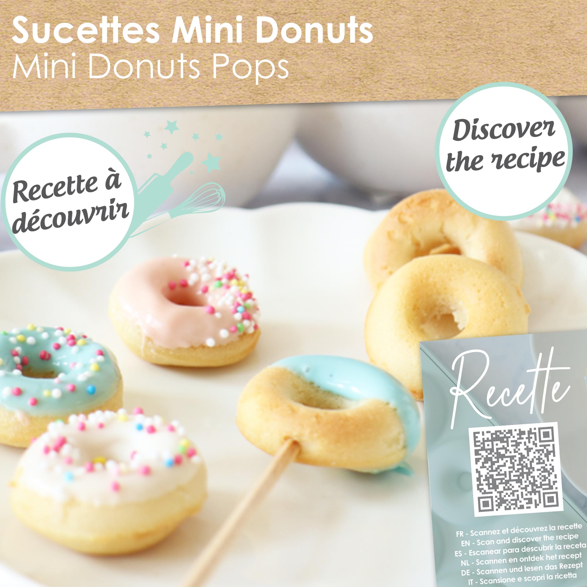 scrapcooking-moules-mini-donuts-silicone-3188-vert-d-eau image 7