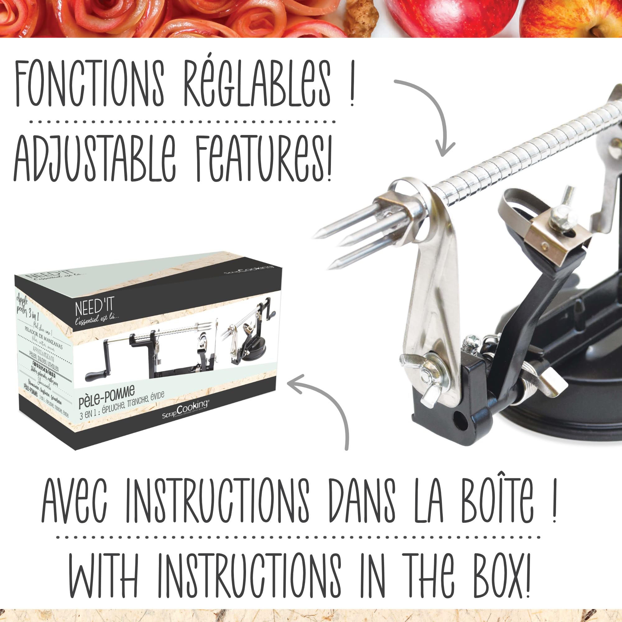 scrapcooking-need-it-pluche-pomme-3-en-1-noir-5255 image 5