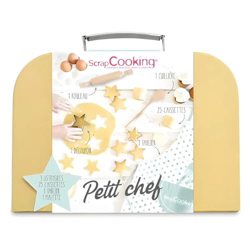 scrapcooking-kit-p-tisserie-mallette-petit-chef-enfant-tablier-coton image 5