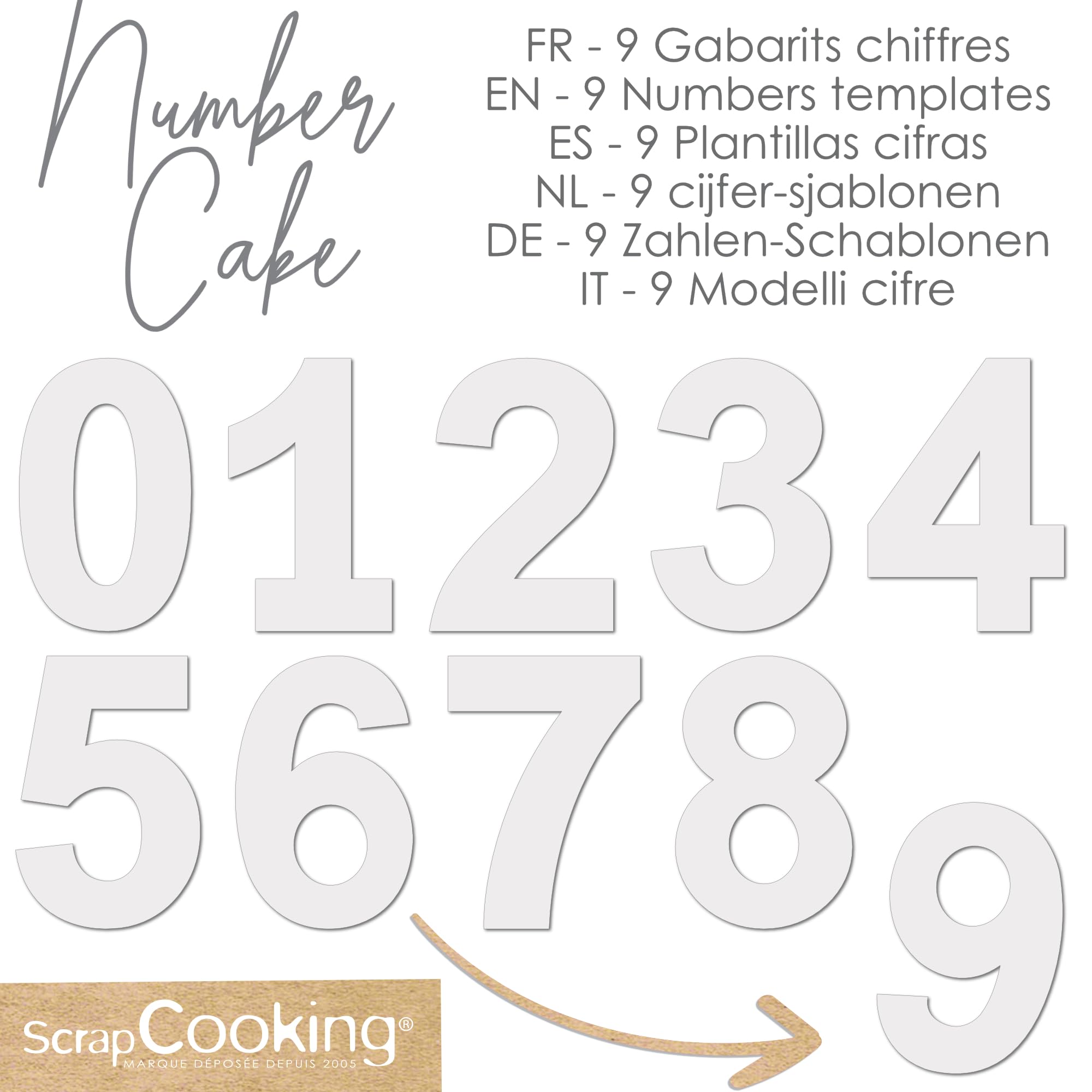 scrapcooking-moules-3927-kit-number-cake-chiffres-0-9-28-cm image 2