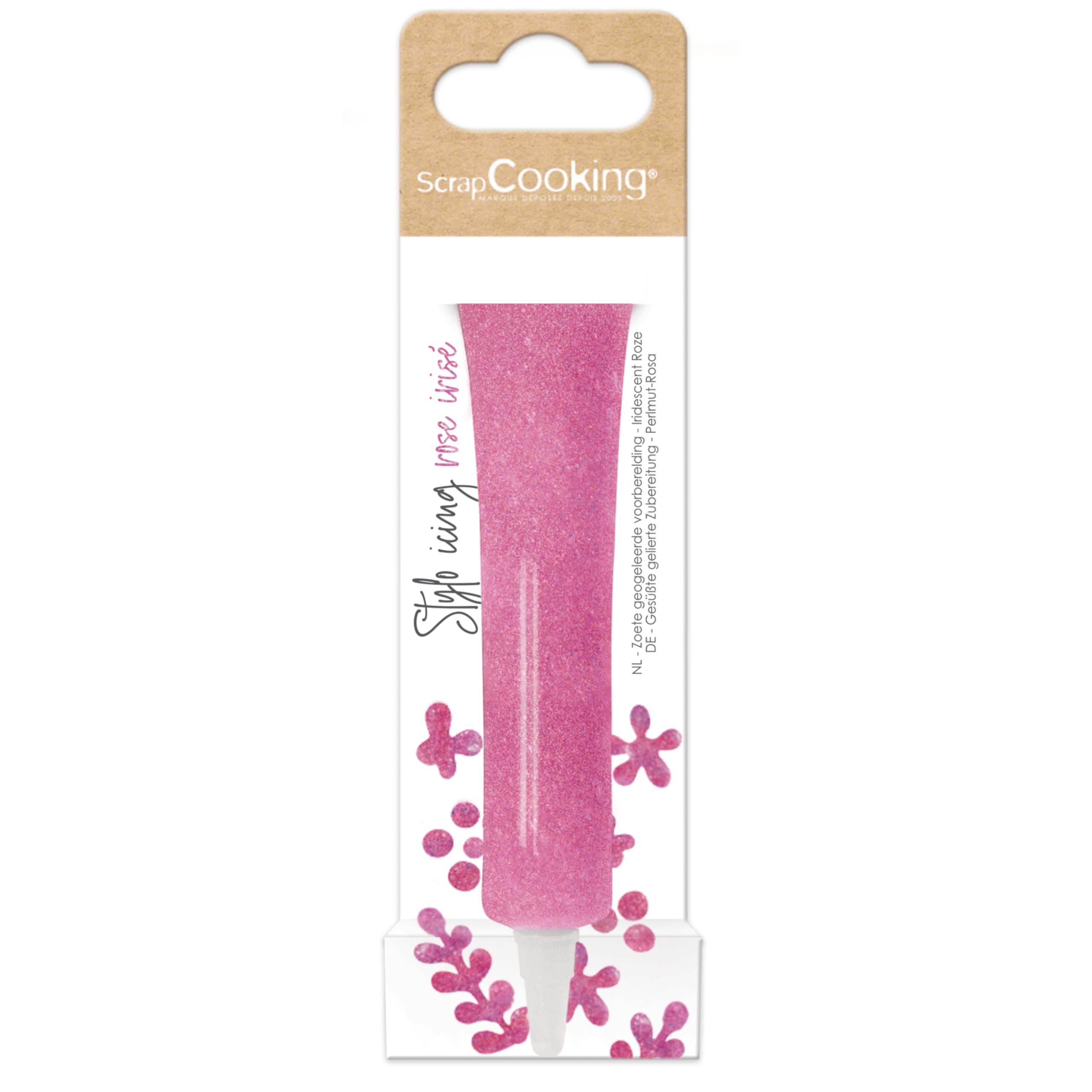 scrapcooking-d-corations-7074-stylo-icing-rose-iris-26-g image 1