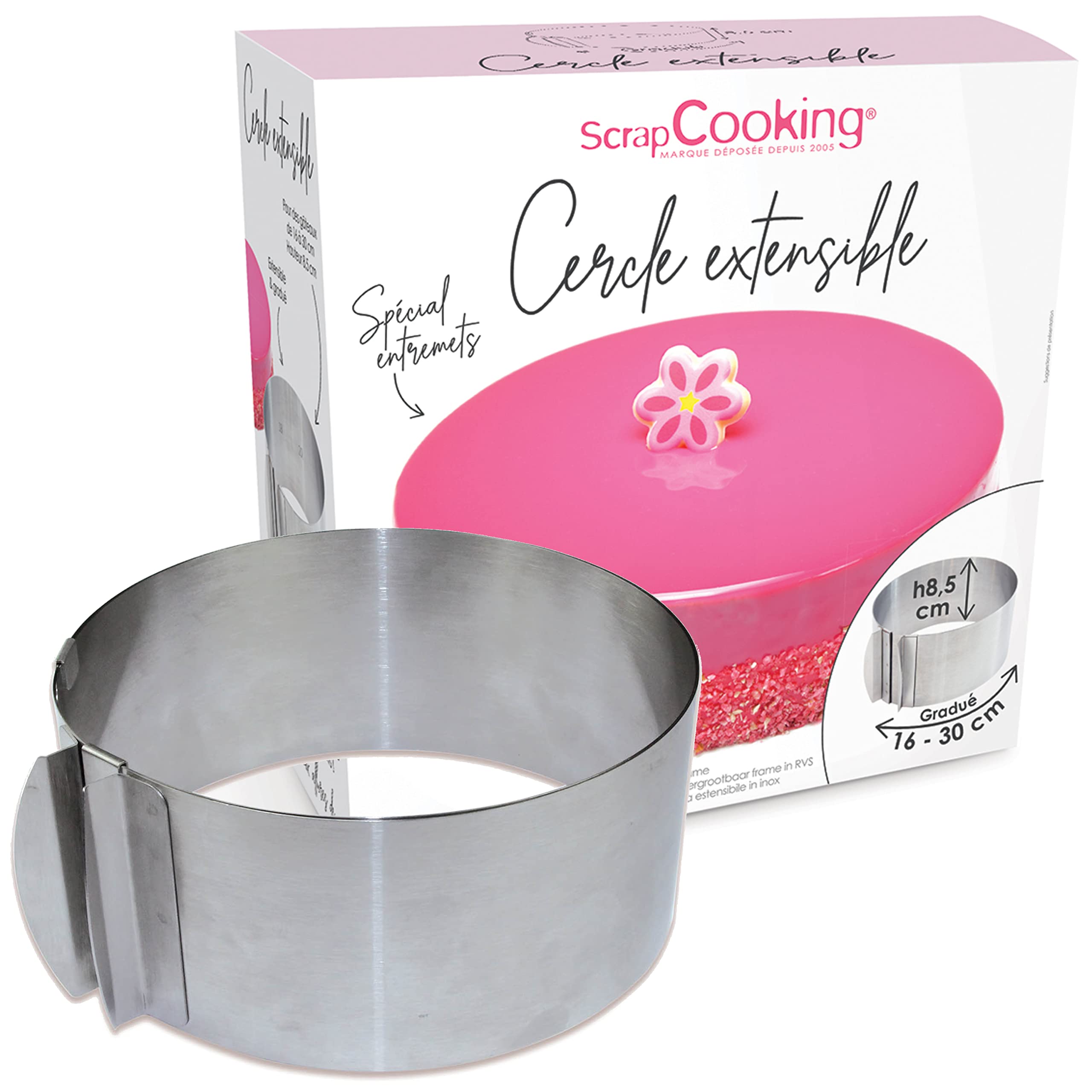 scrapcooking-moules-1912-cercle-p-tisserie-extensible-inox image 1