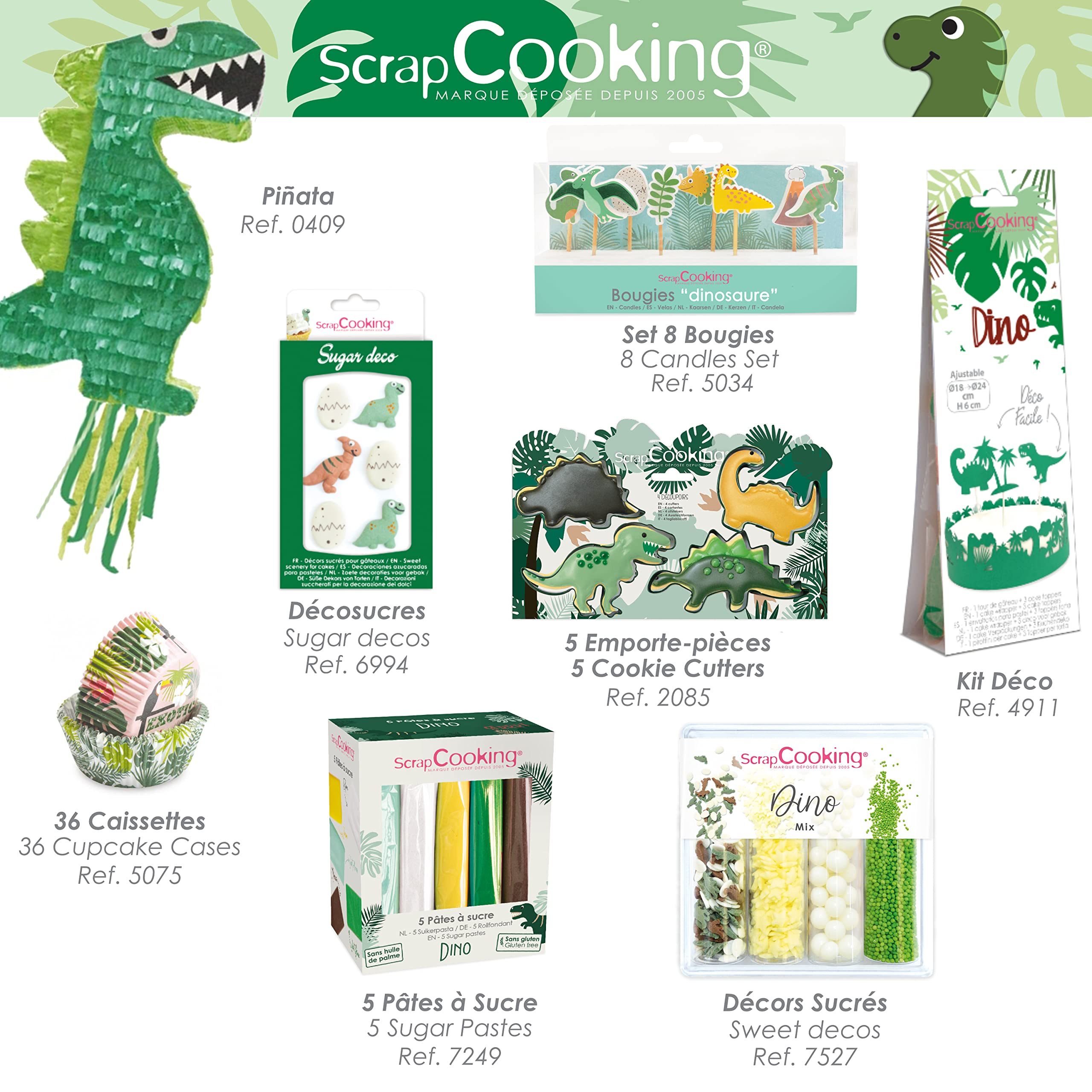 scrapcooking-d-corations-7527-d-cors-sucr-s-dino-mix-61g image 7