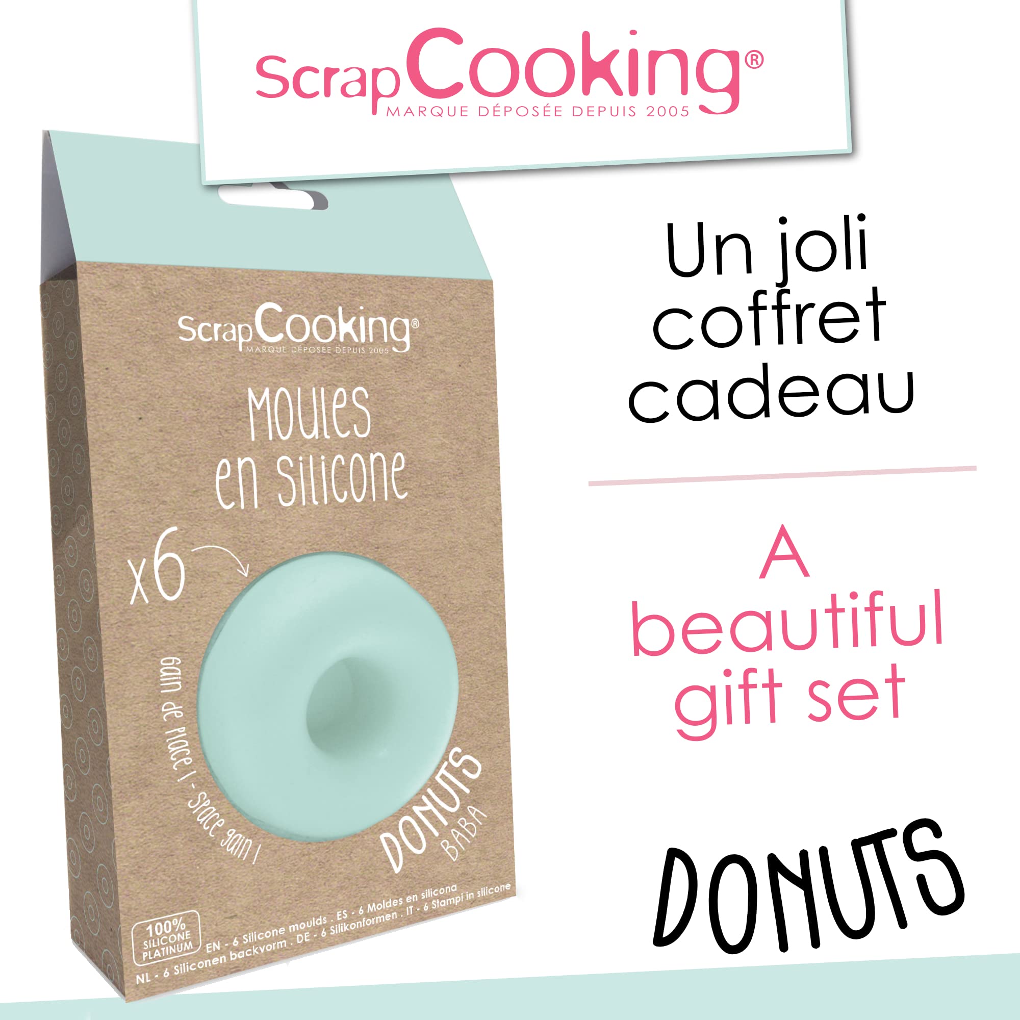 scrapcooking-moules-coffret-6-donuts-silicone-7-6-cm-2913 image 7