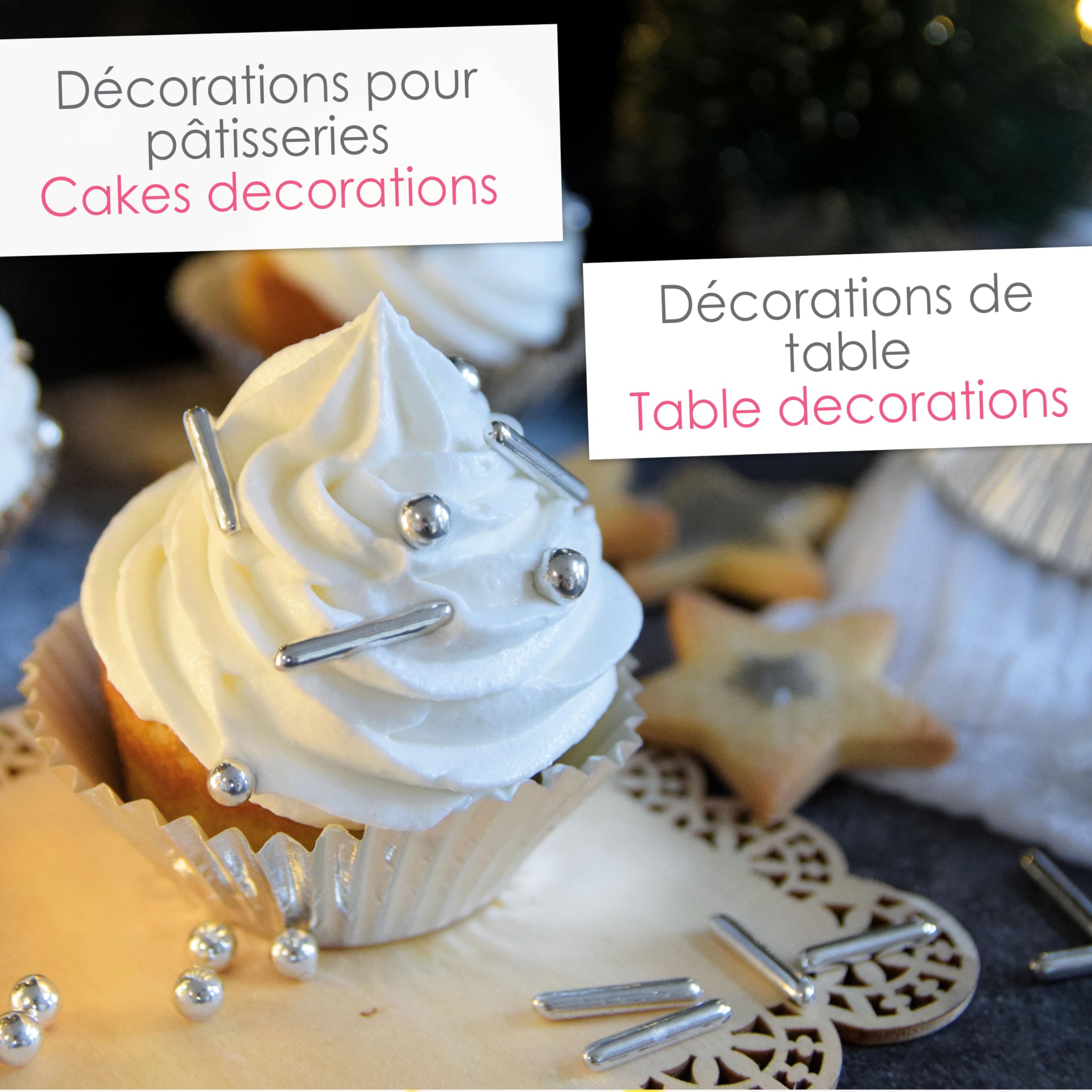 scrapcooking-d-corations-silver-mix-d-cors-sucr-s-63-g image 3