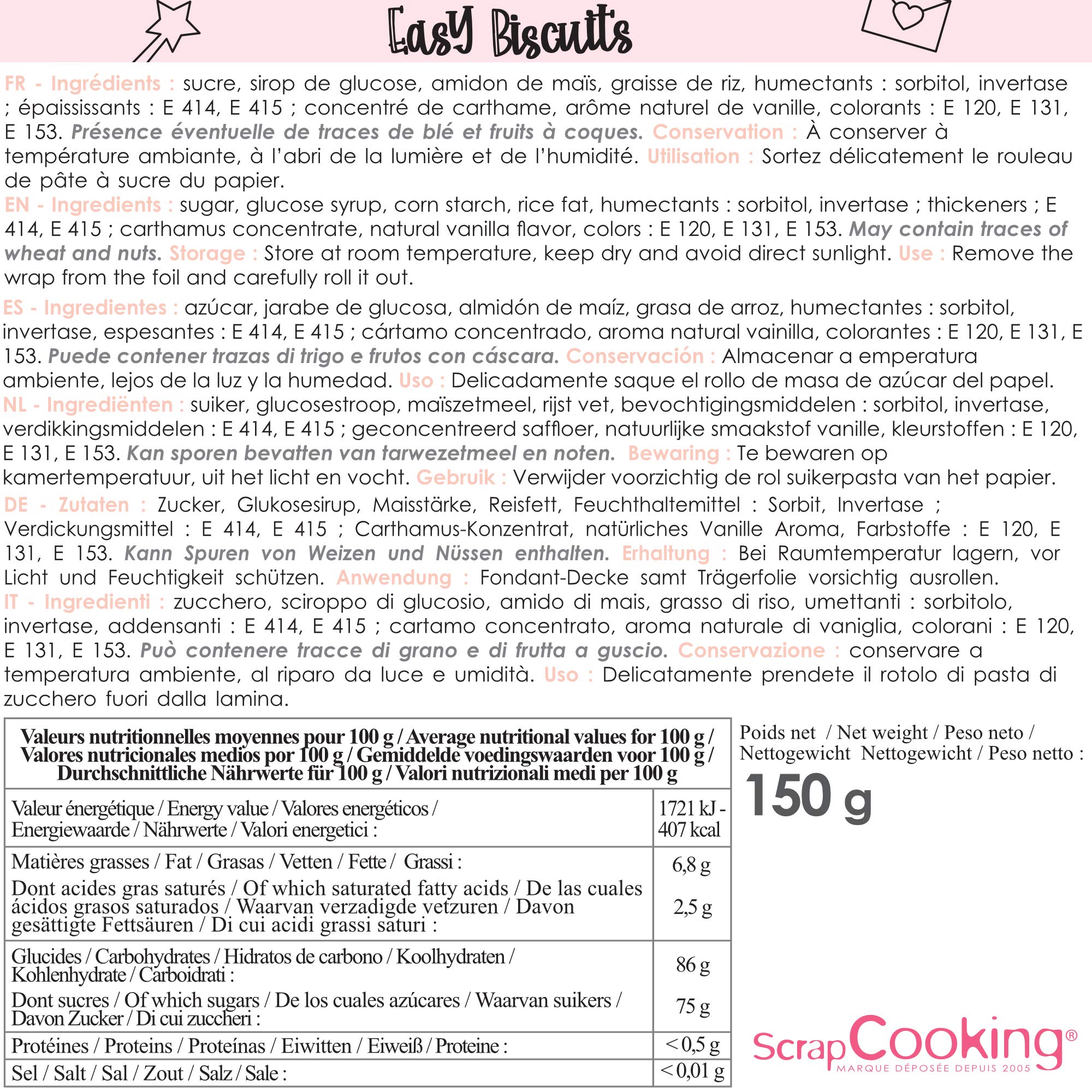 scrapcooking-kit-p-tisserie-easy-biscuits-licorne-7293-12-biscuits image 7