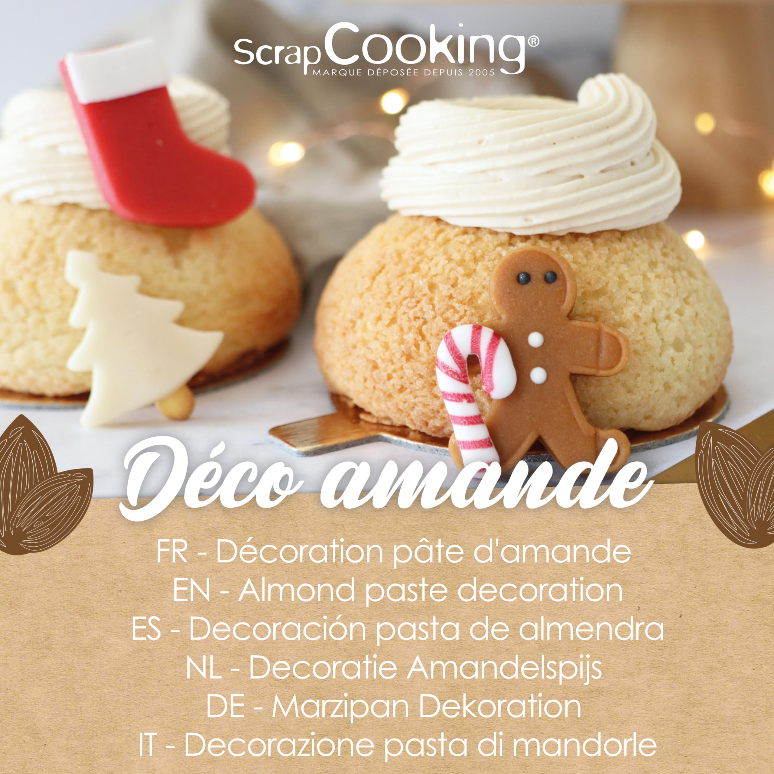 scrapcooking-d-corations-sweet-xmas-7609-p-te-amande-6-pi-ces image 2