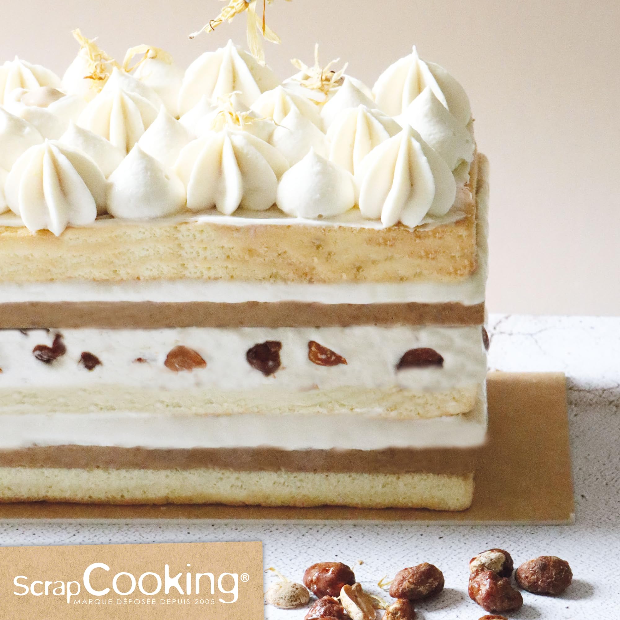 scrapcooking-moules-layer-cake-2976-silicone-25x10-cm-lot-3 image 4