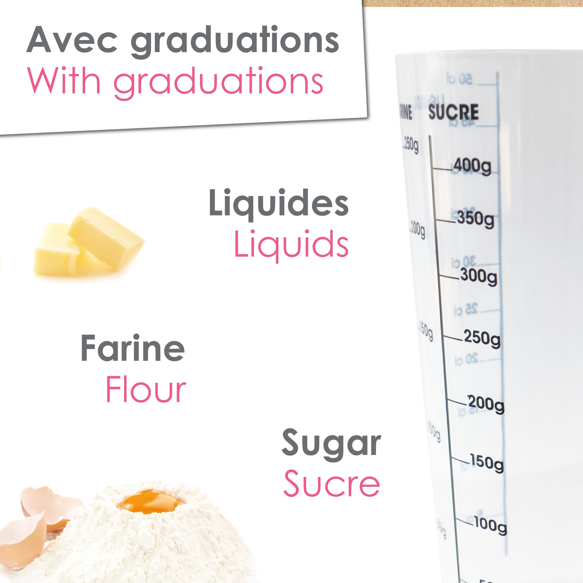 scrapcooking-mat-riel-5290-verre-doseur-500-ml-plastique image 3