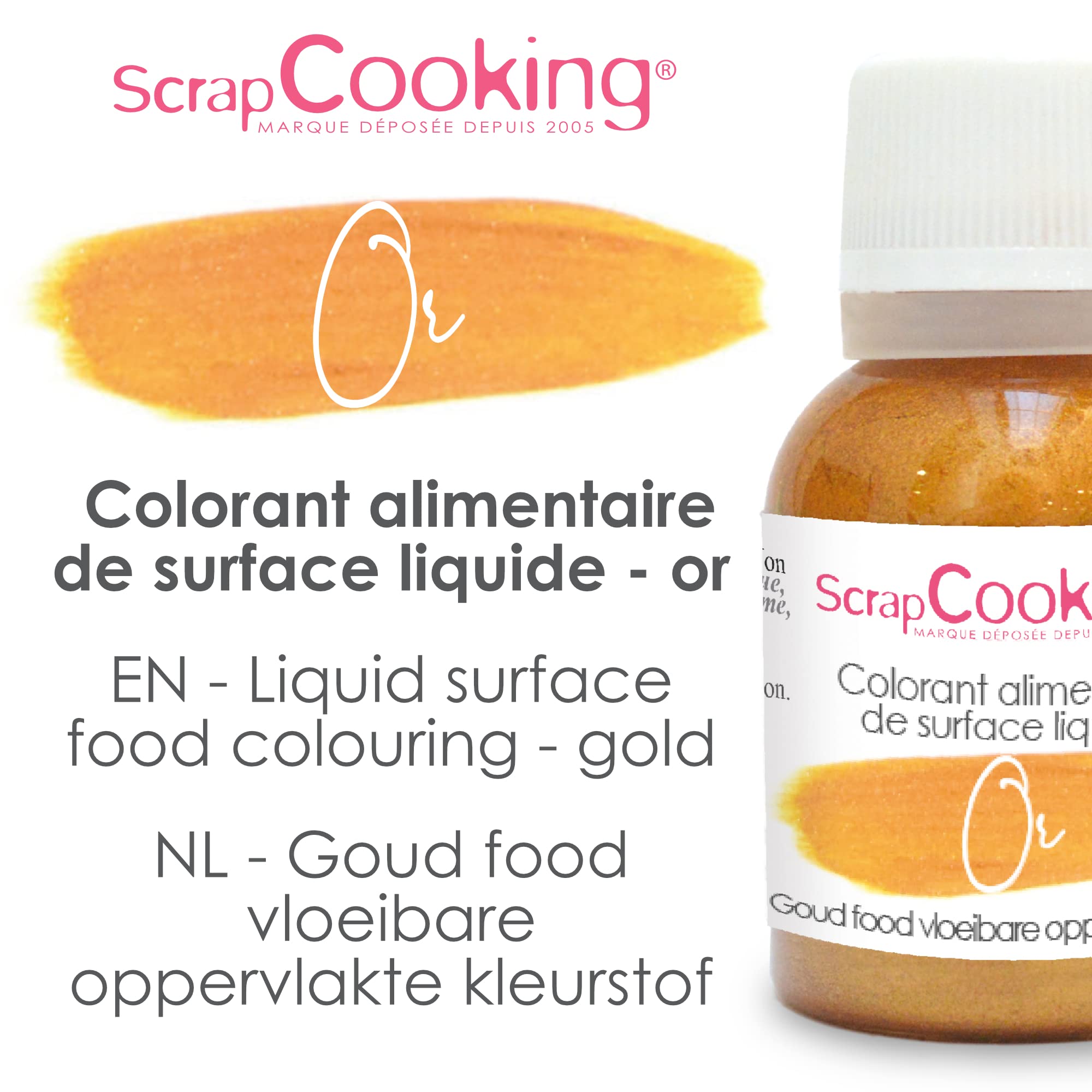 scrapcooking-colorants-4240-colorant-liquide-dor-20g image 2