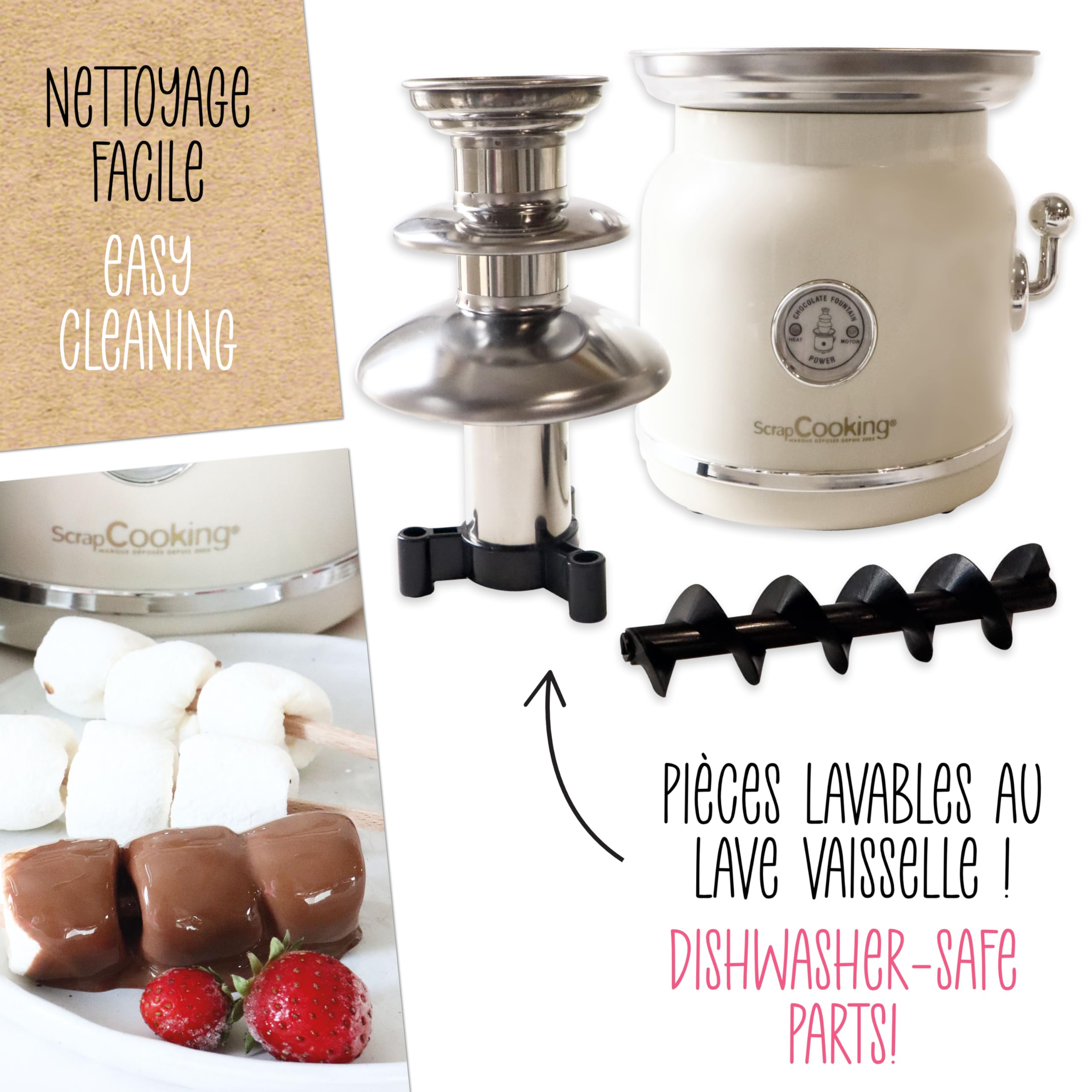 scrapcooking-appareils-3897-fontaine-chocolat-3-tages-inox image 6
