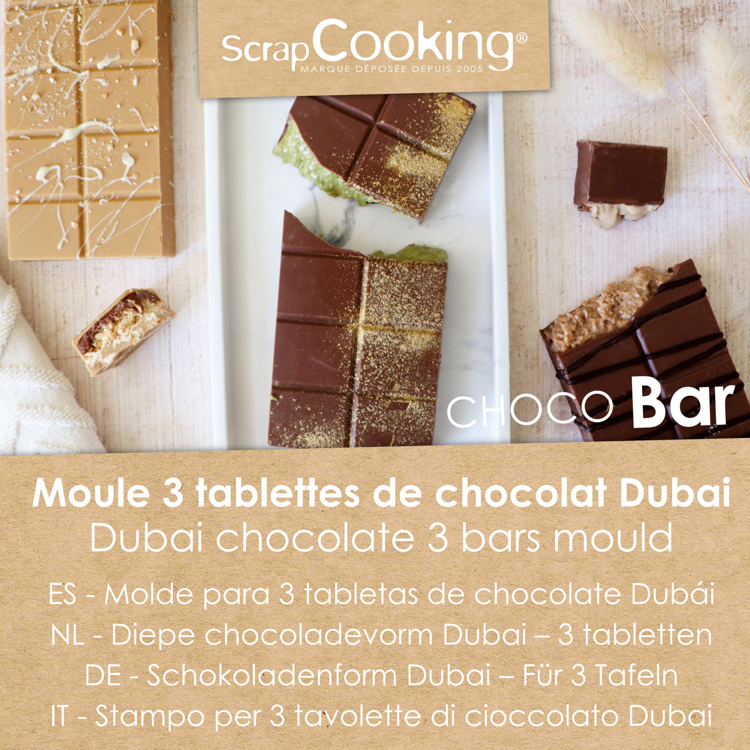scrapcooking-moules-tablette-chocolat-dubai-6754-lot-3 image 2