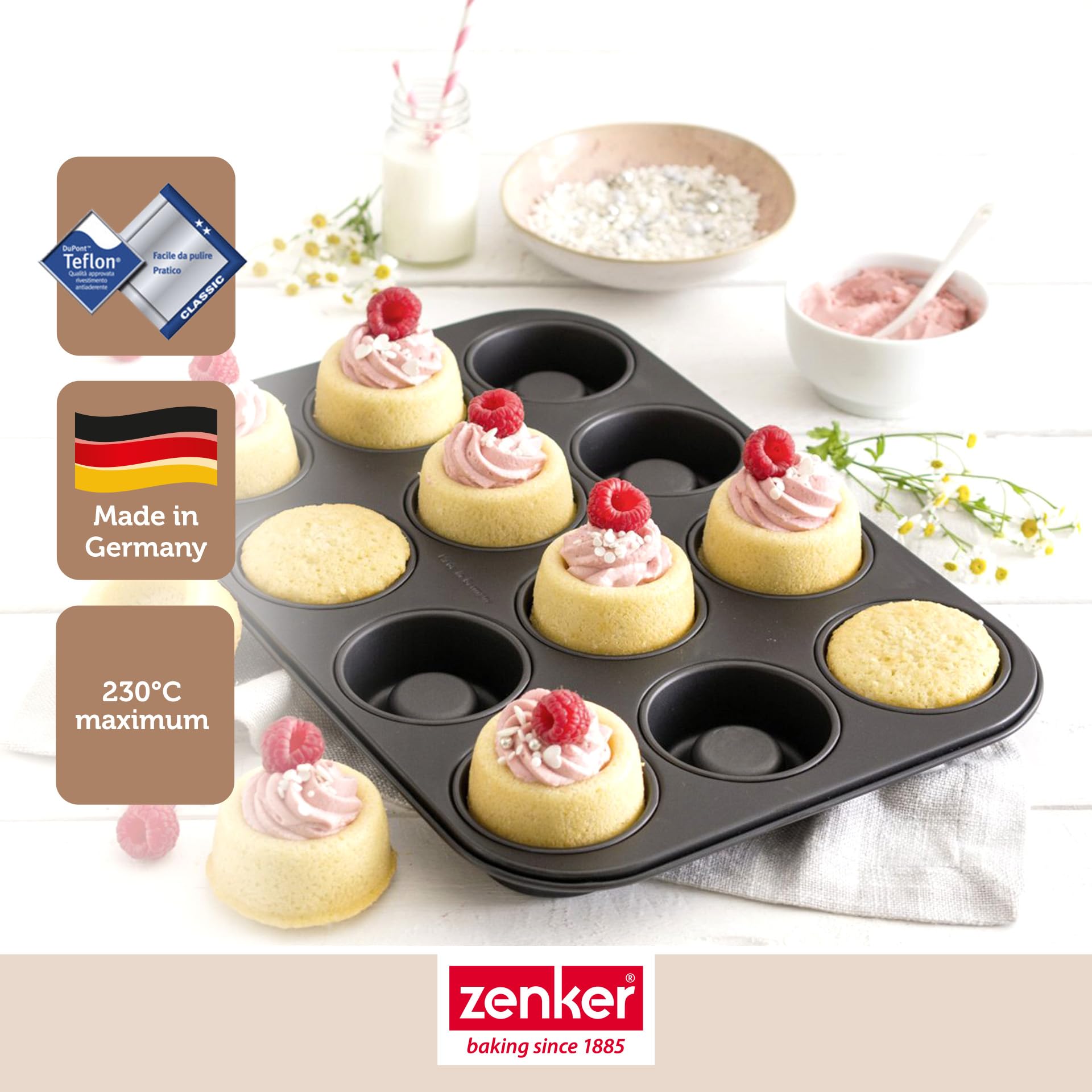 zenker-special-mini-7423-moule-mini-savarins-12-acier image 3