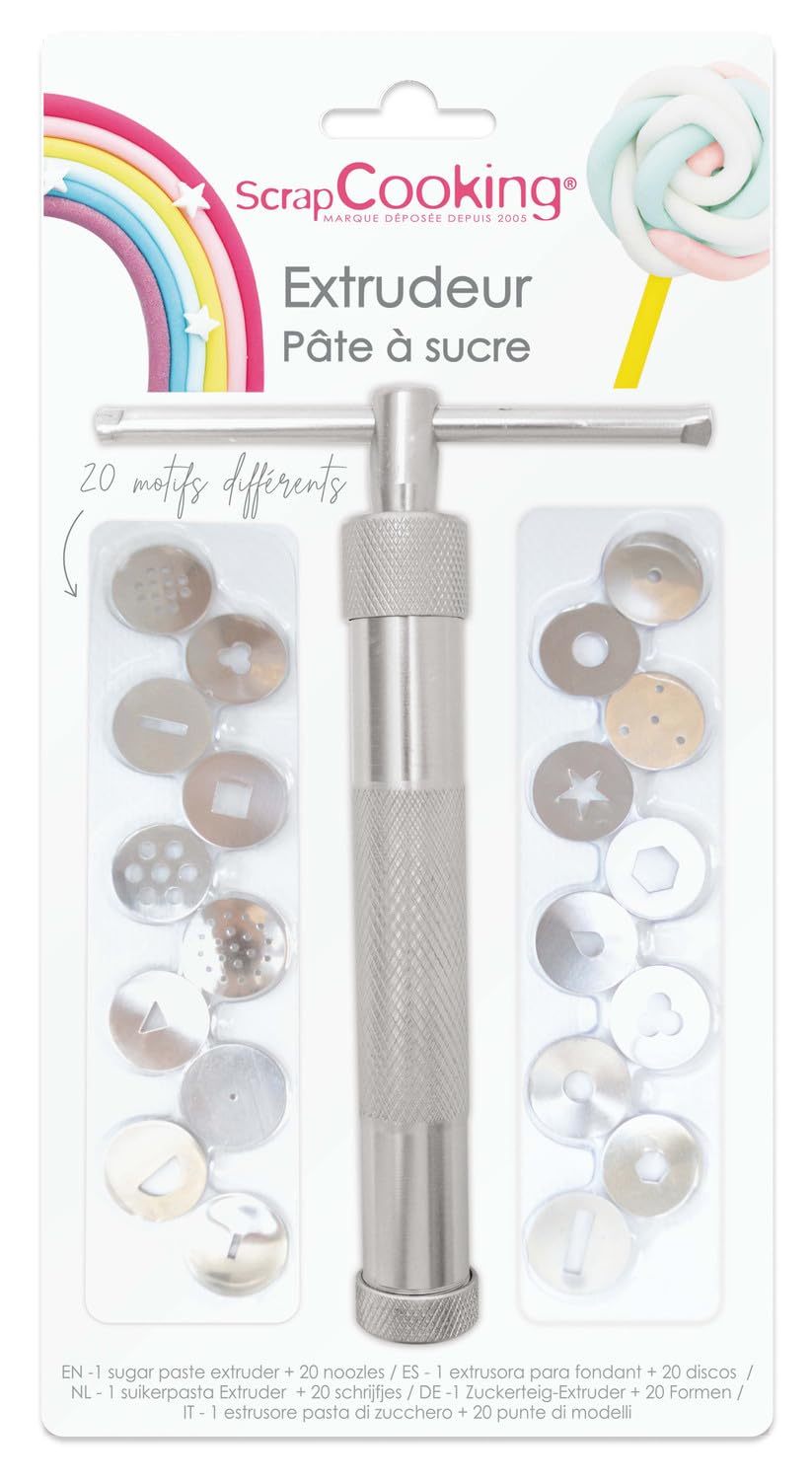 scrapcooking-5098-extrudeur-p-te-sucre-20-motifs image 2