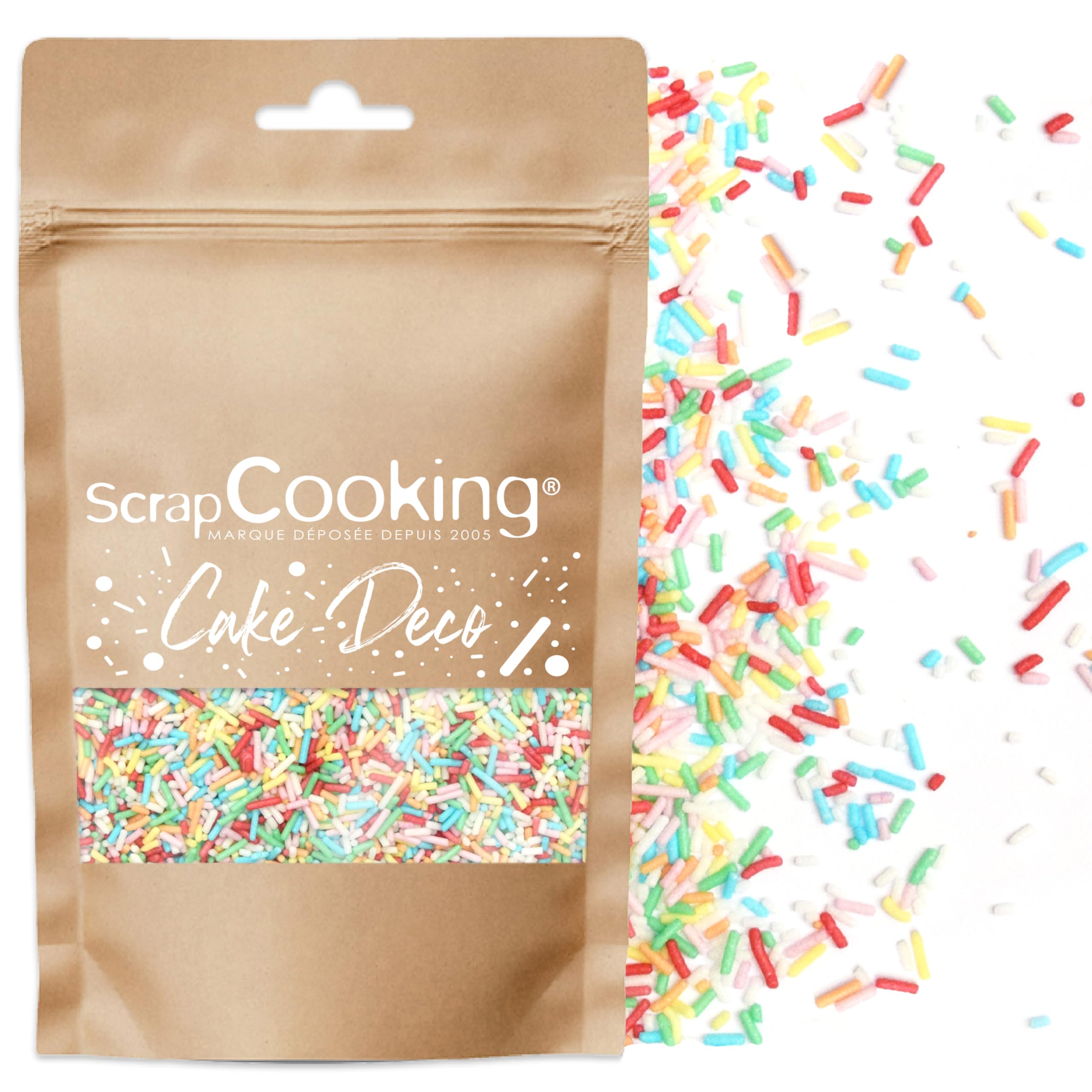 scrapcooking-d-corations-7436-vermicelles-sucre-multicolores-80-g image 1
