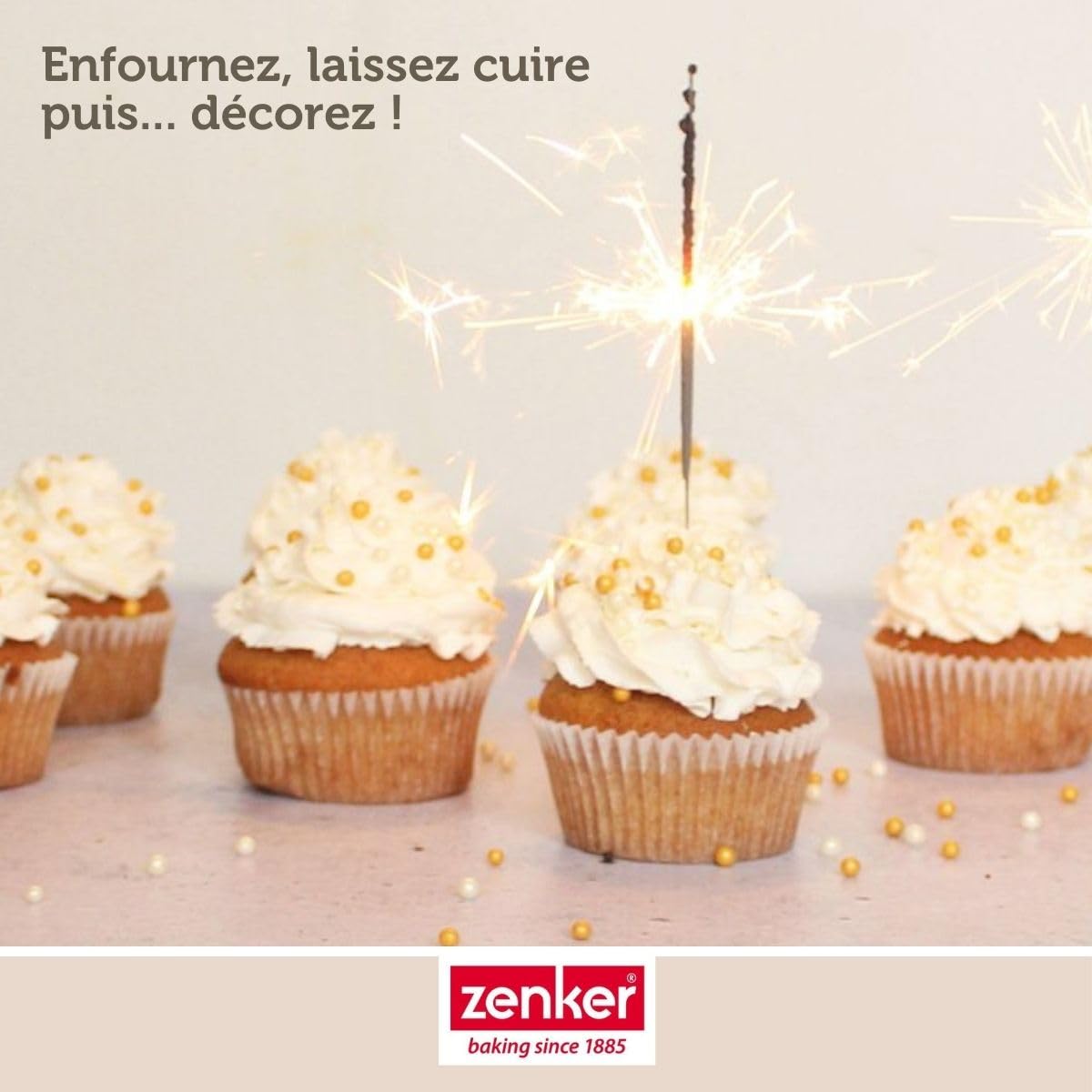 zenker-happy-cupcakes-43436-moules-muffins-papier-x100-blanc image 5