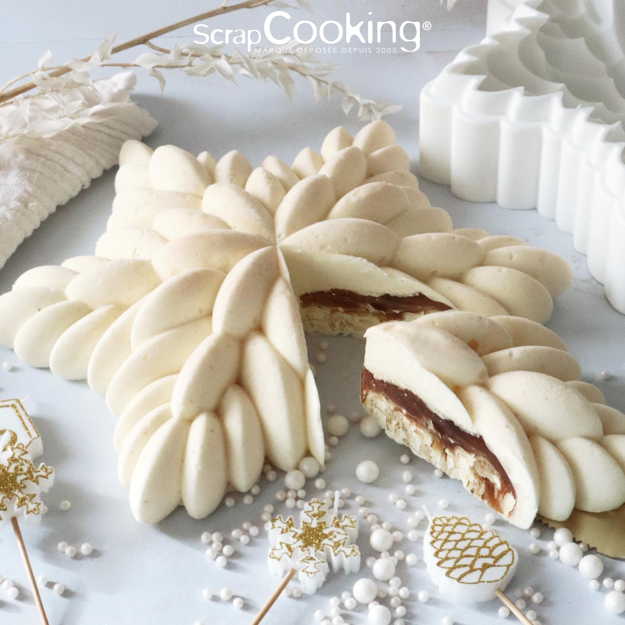 scrapcooking-moules-c-leste-silicone-3d-23-cm-toile-flocon image 4