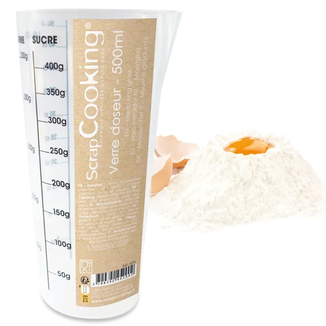 scrapcooking-mat-riel-5290-verre-doseur-500-ml-plastique image 1