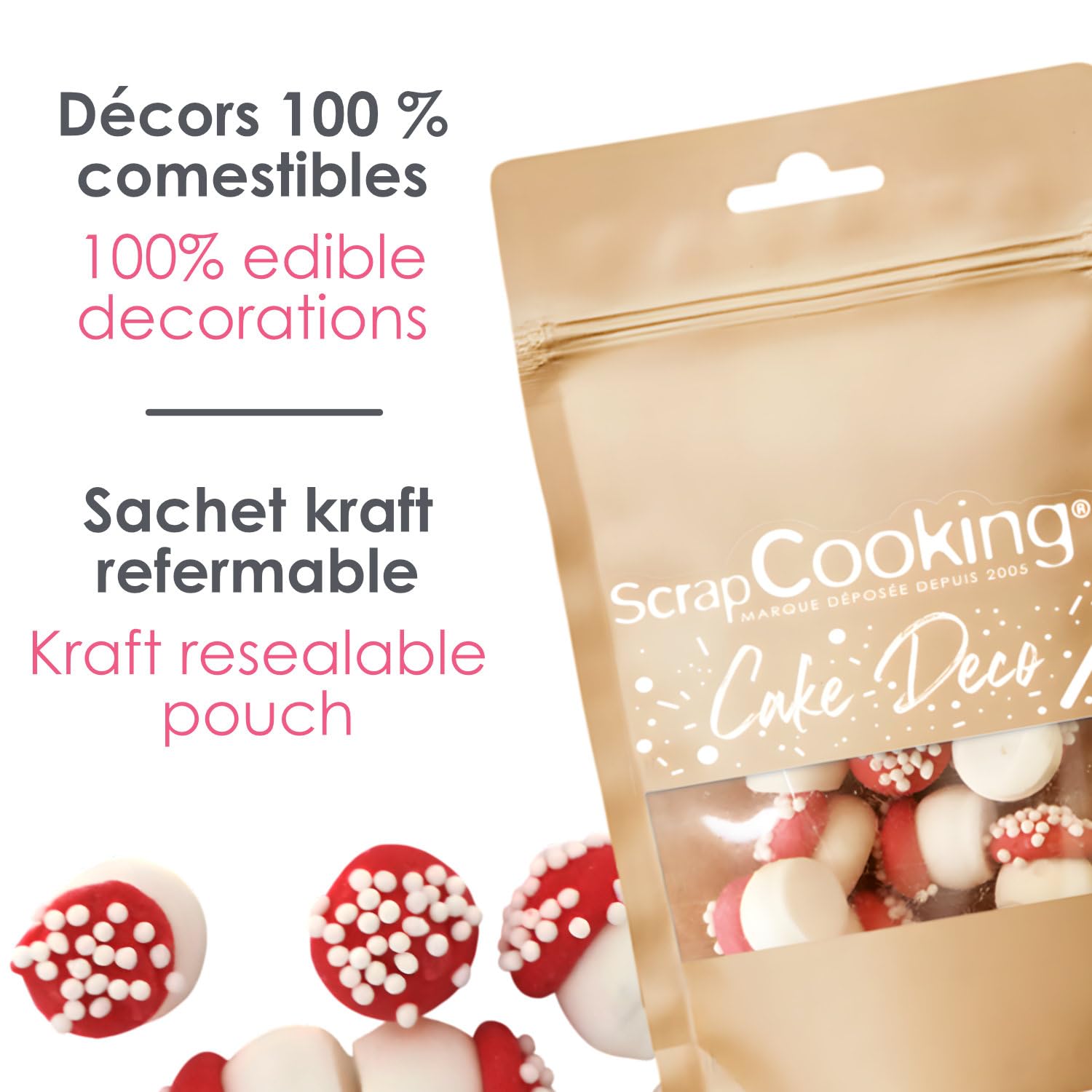 scrapcooking-d-corations-d-cors-sucr-s-gros-champignons-25-g image 5