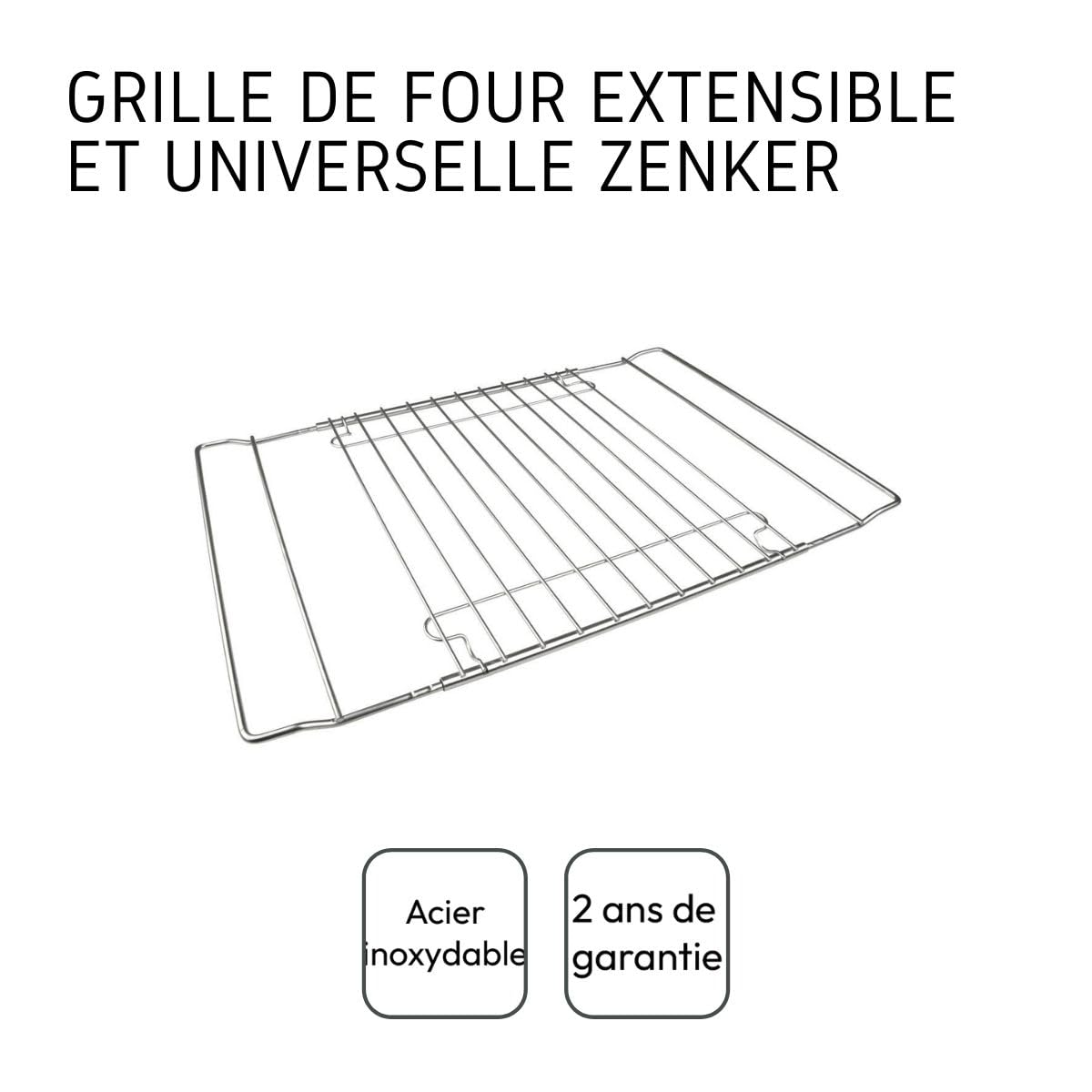zenker-special-cooking-grille-four-extensible-inox-37-53-cm image 4