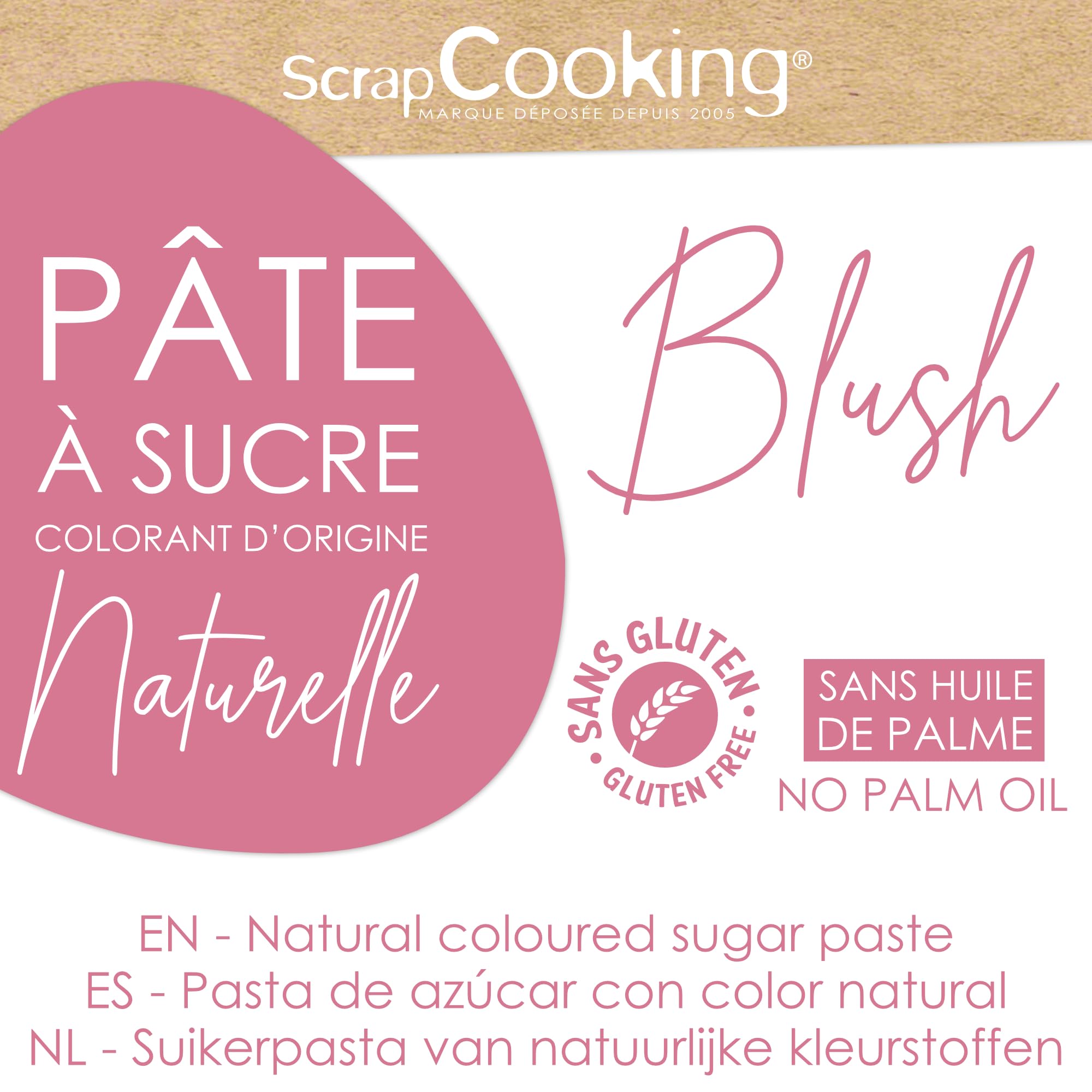 scrapcooking-p-tes-sucre-rose-blush-7625-250-g image 2