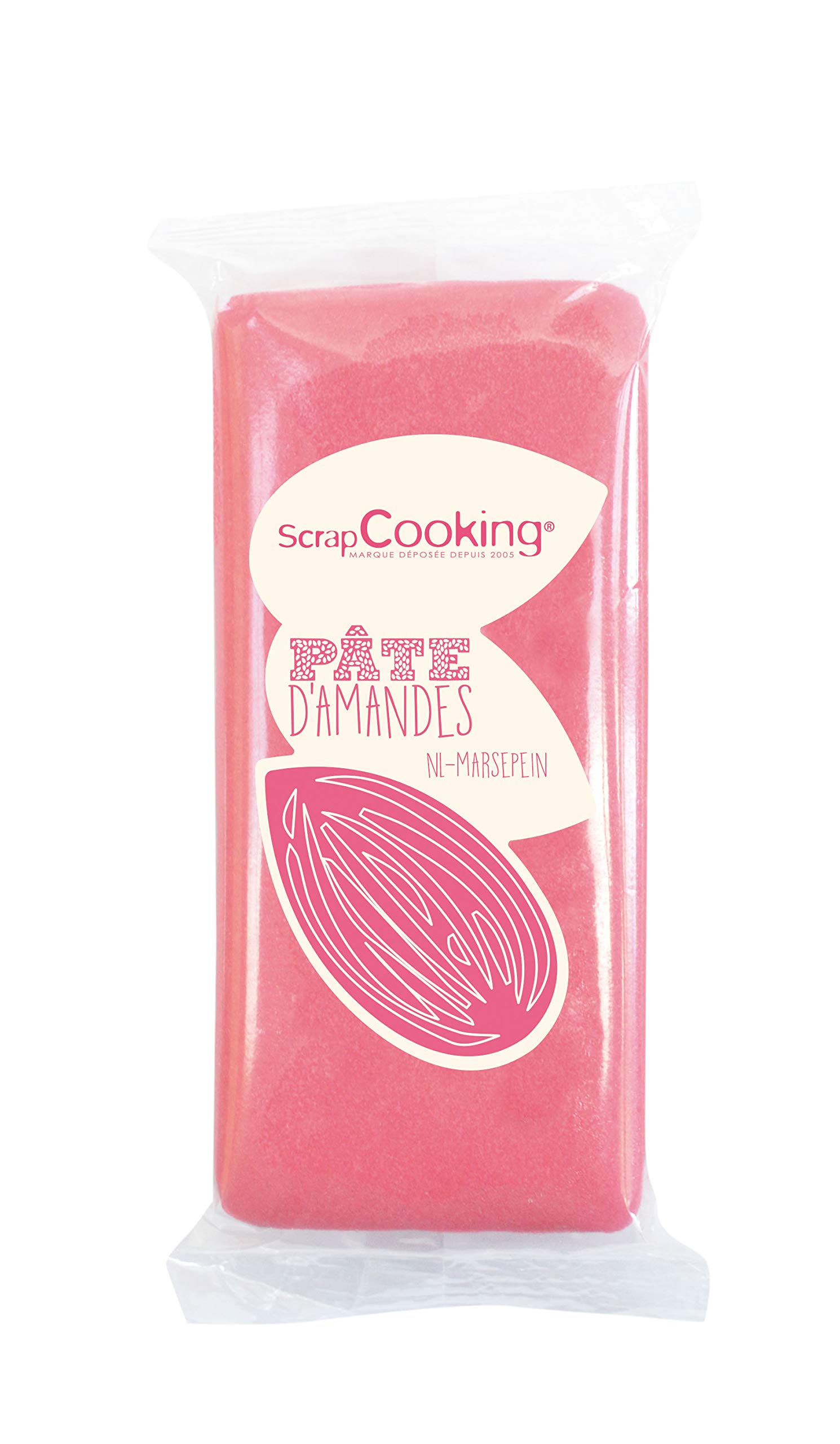 scrapcooking-p-tes-sucre-p-te-d-amande-rose-200-g image 1