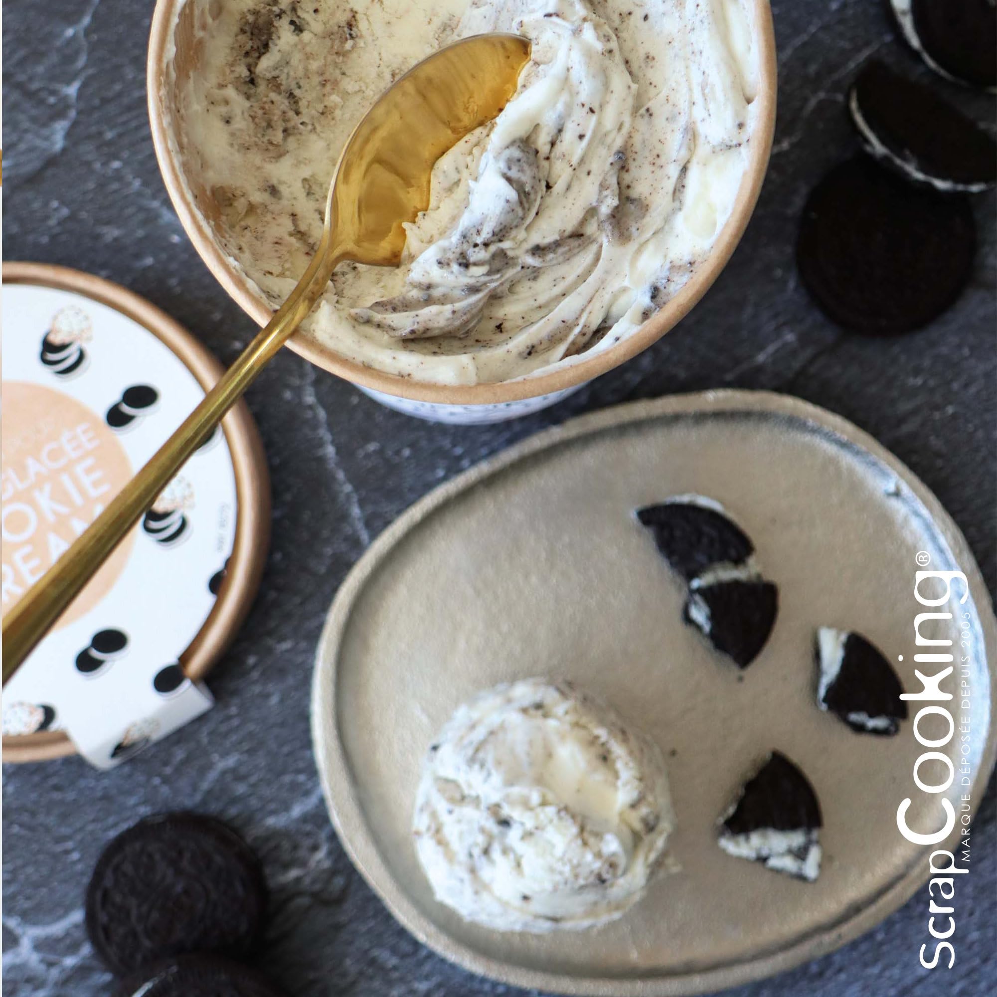 scrapcooking-8572-pr-paration-glace-cookie-cream-185g image 6