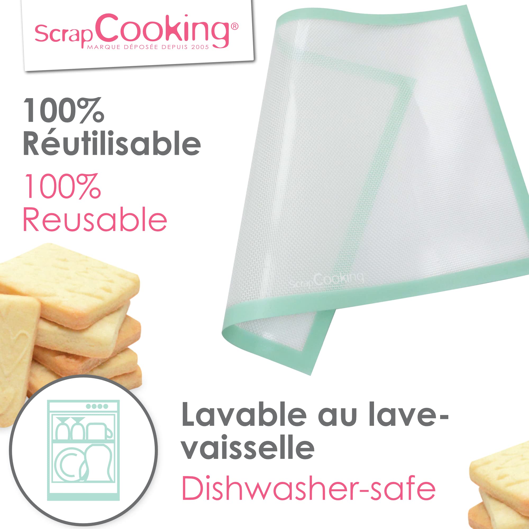 scrapcooking-mat-riel-3179-tapis-cuisson-silicone-perfor-30x40-cm image 6