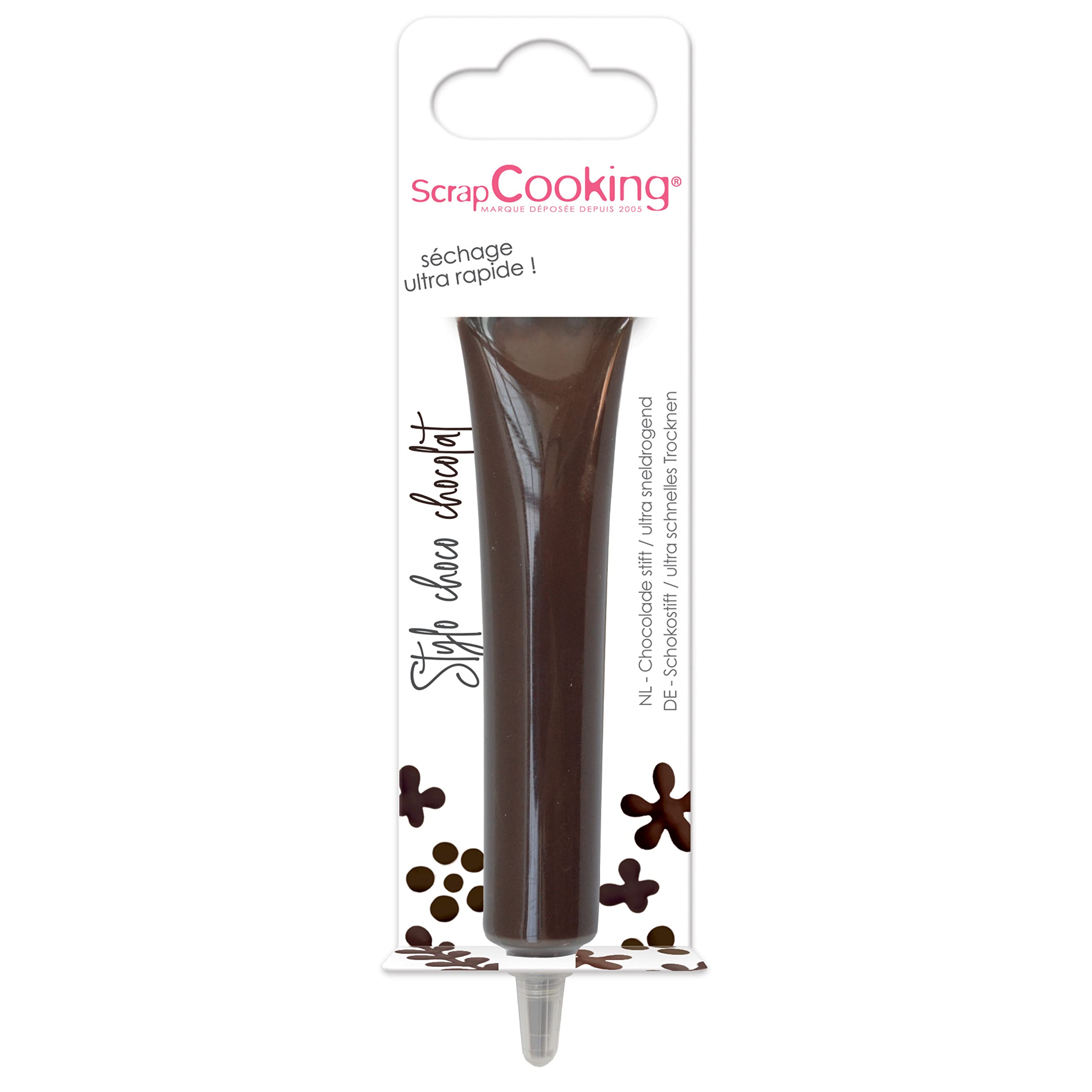 scrapcooking-d-corations-stylo-choco-6801-marron-25-g image 1