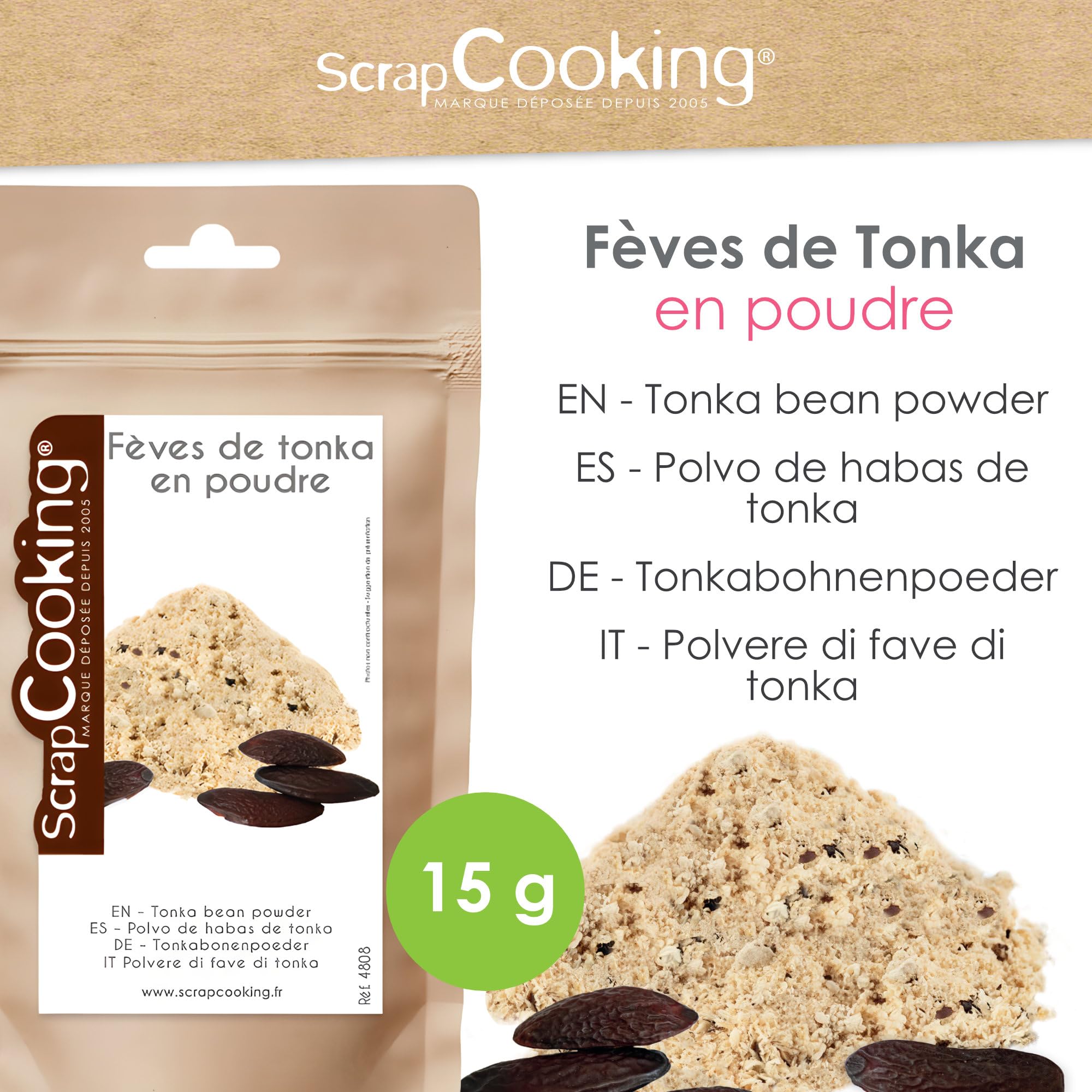 scrapcooking-ingr-dients-4808-f-ve-tonka-poudre-15-g-naturelle image 2
