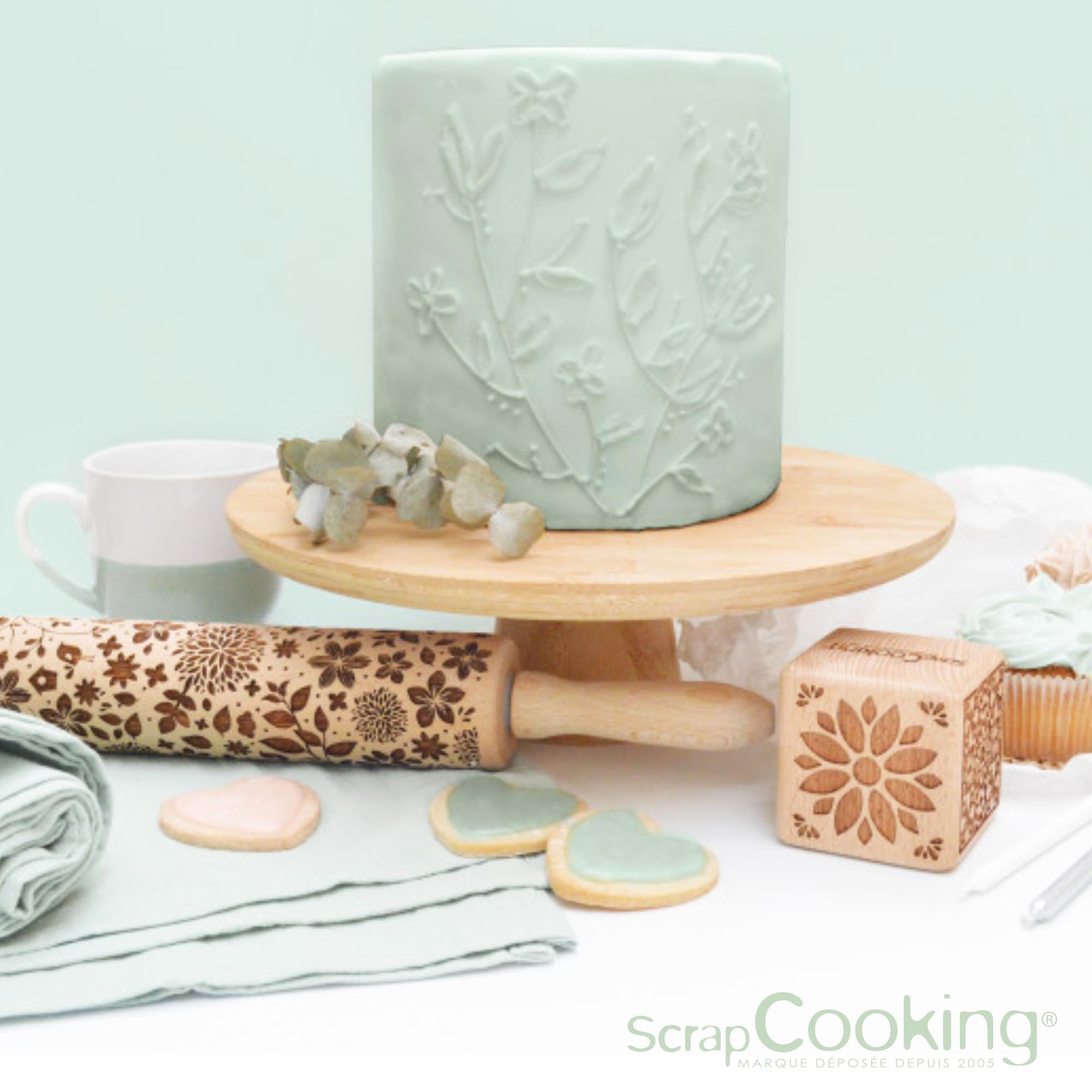 scrapcooking-p-tes-sucre-7621-vert-sauge-250-g-naturel image 4