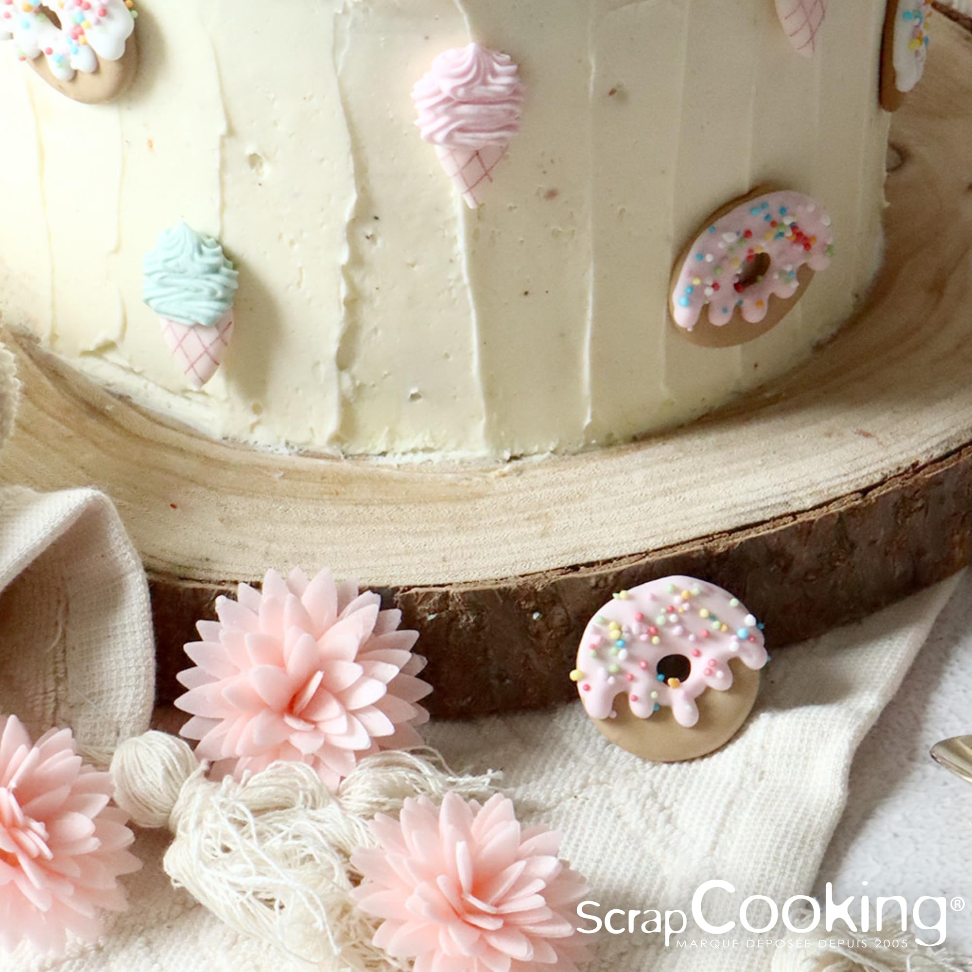 scrapcooking-d-corations-d-cosucres-donuts-glaces-7-pi-ces image 6