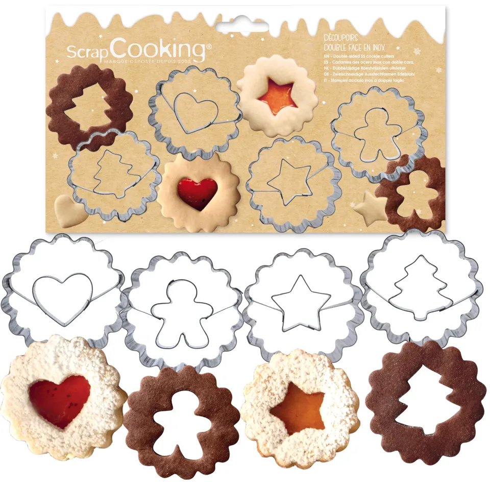 scrapcooking-emporte-pi-ces-linzer-no-l-2104-inox-x4 image 1