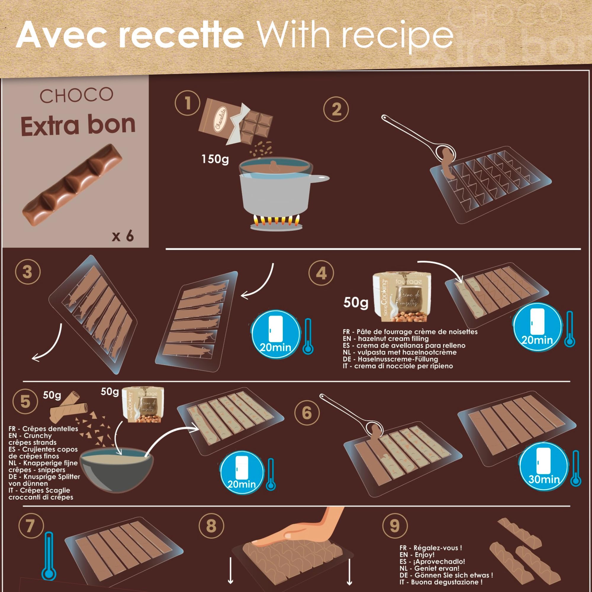scrapcooking-moules-6766-moule-6-barres-chocolat-noisette image 7