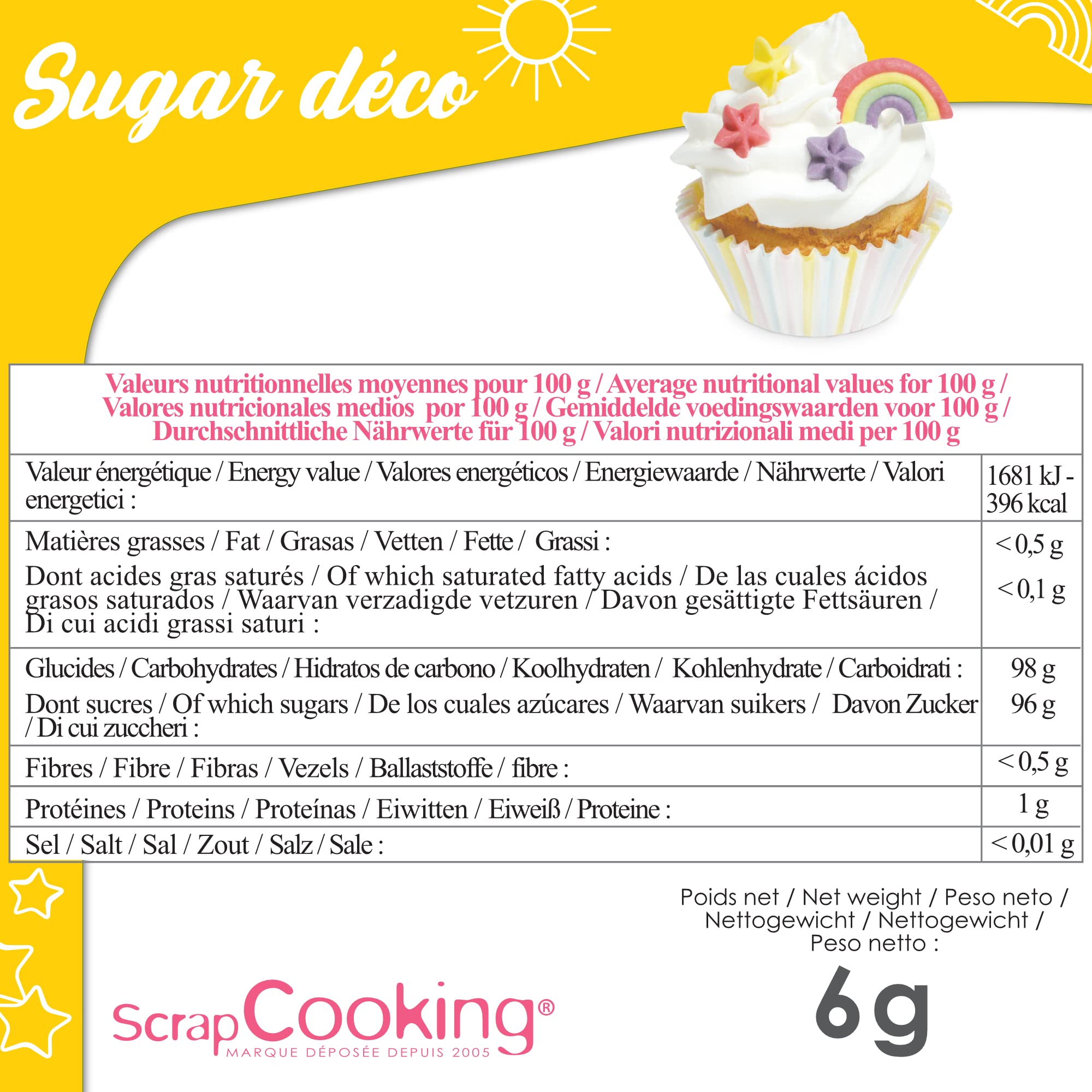 scrapcooking-d-corations-d-cosucres-rainbow-sucriers-arc-en-ciel-6-g image 5