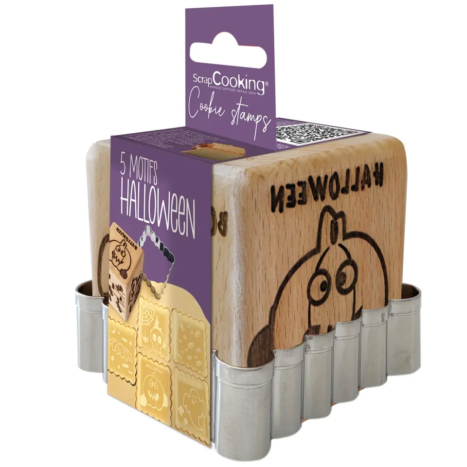 scrapcooking-5298-kit-tampon-biscuits-halloween-bois image 1