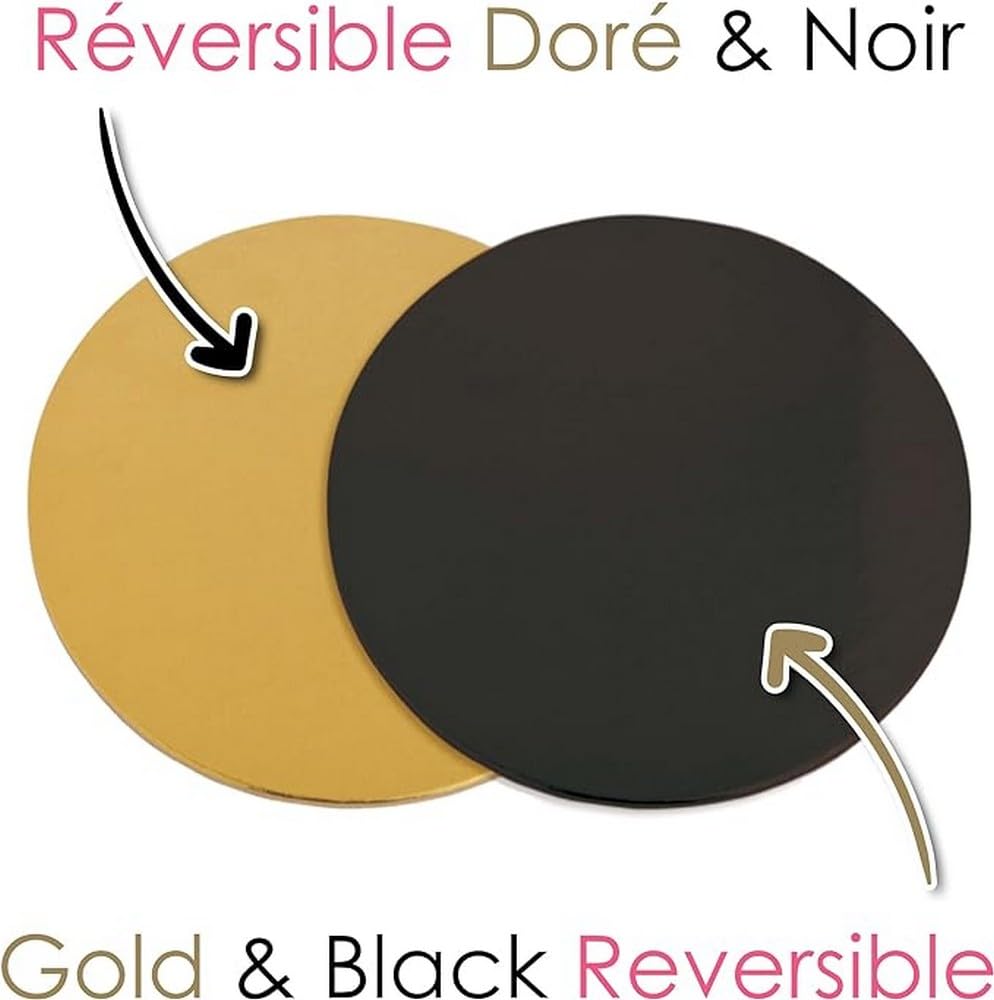 scrapcooking-mat-riel-6-supports-g-teaux-ronds-dor-noir-24-cm image 4