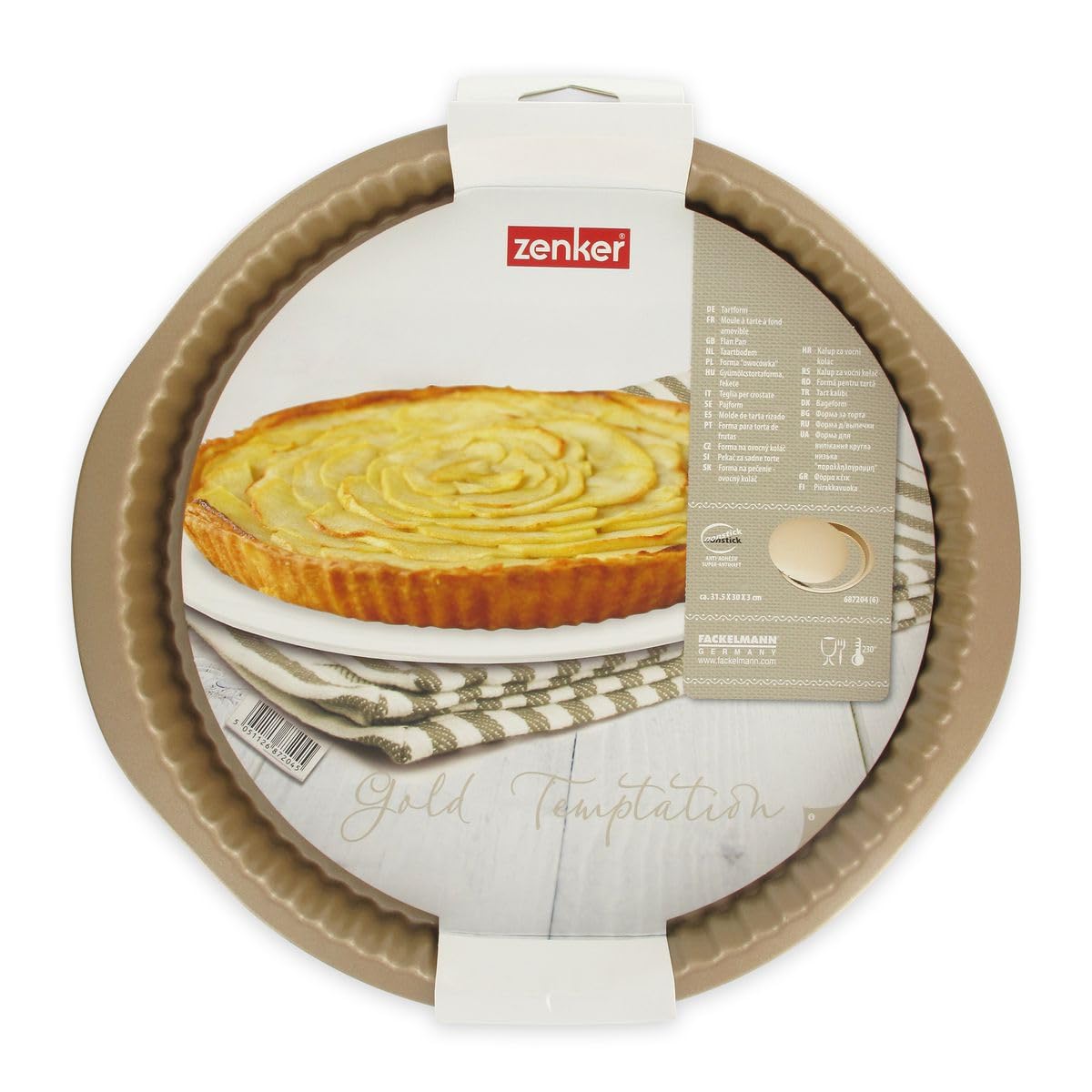 zenker-excellence-687204-moule-tarte-fond-amovible-dor image 7