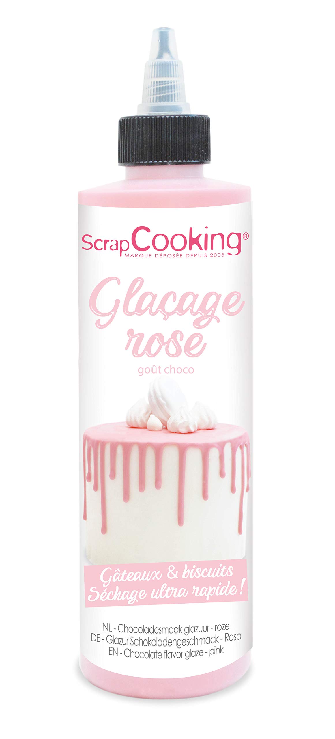 scrapcooking-ingr-dients-gla-age-rose-4701-chocolat-130g image 1