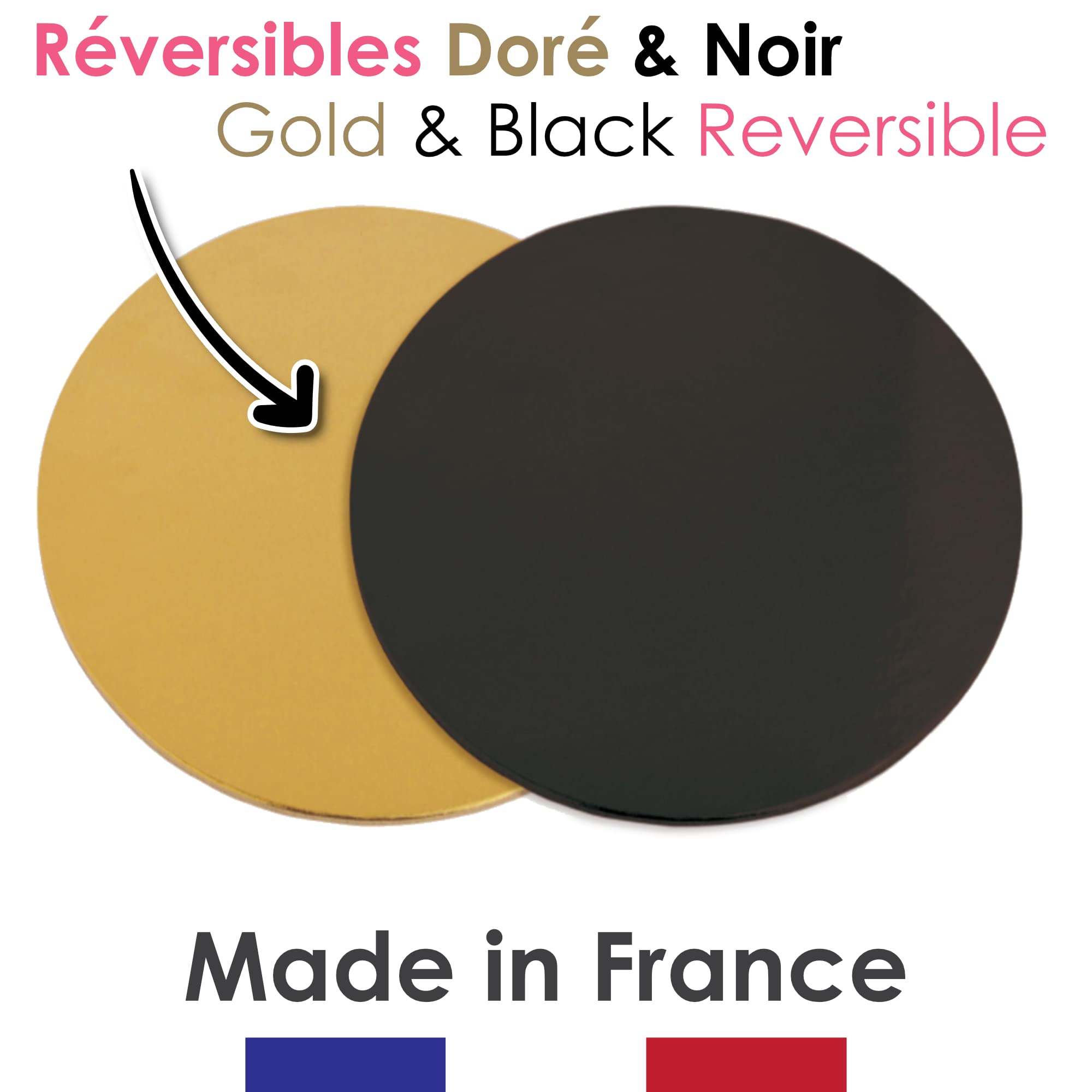scrapcooking-support-g-teau-rond-dor-noir-lot-6 image 4