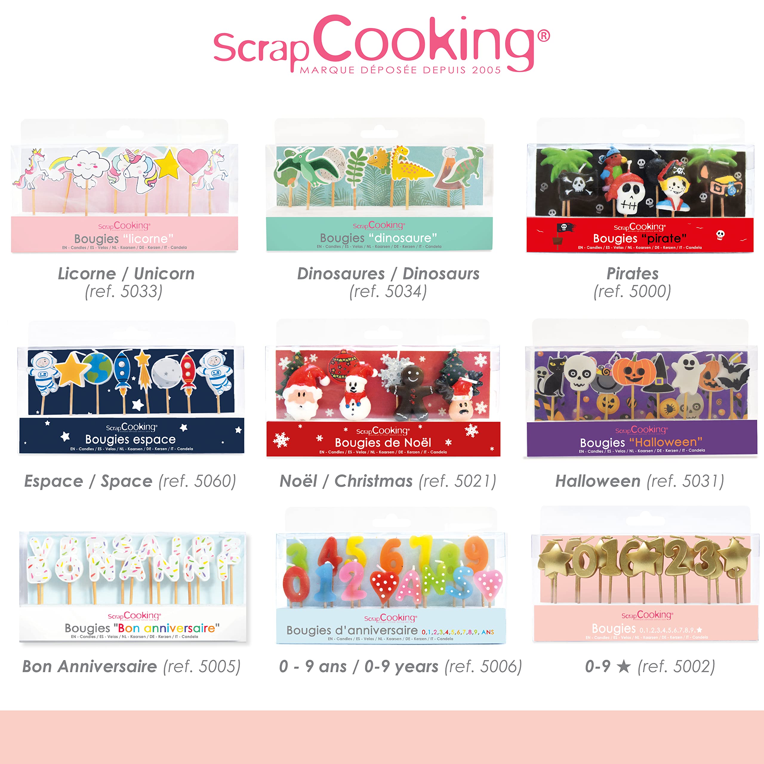 scrapcooking-d-corations-bougies-chiffres-dor-s-8-cm-lot-15 image 7