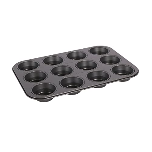 zenker-happy-cupcakes-plaque-12-moules-muffins-antiadh-sif-noir image 4
